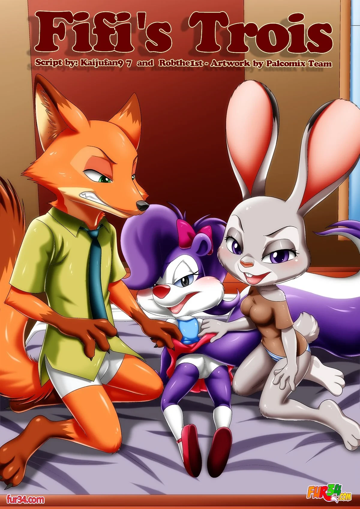 Fifi’s Trois (Tiny Toon Adventures , Zootopia) [Palcomix] cover