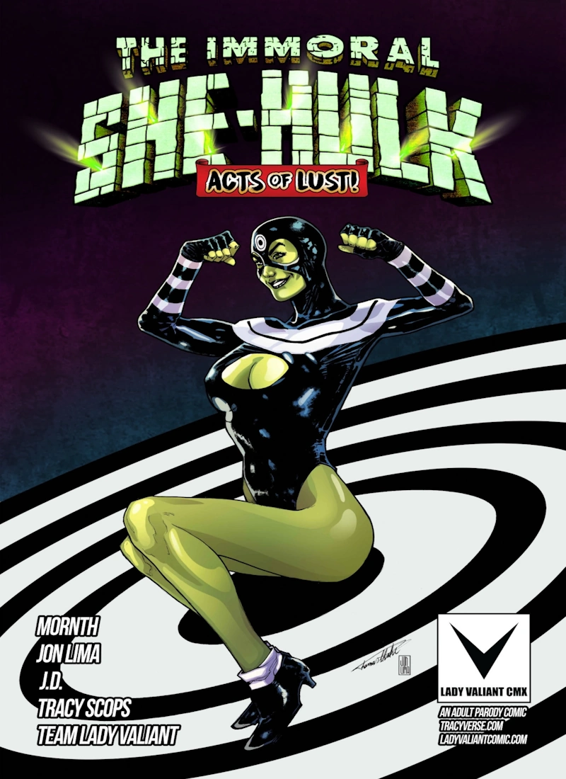 The Immoral she Hulk [Tracy scops] cover
