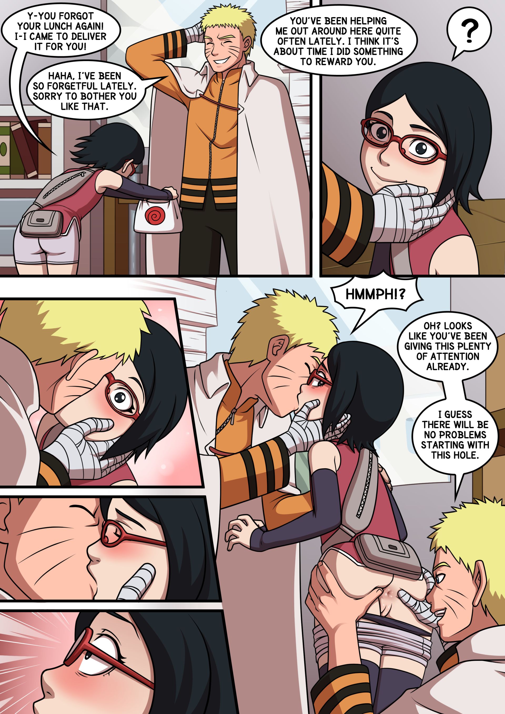 Naruto X Sarada [Incognitymous], Naruto X Sarada, page 1 of 4