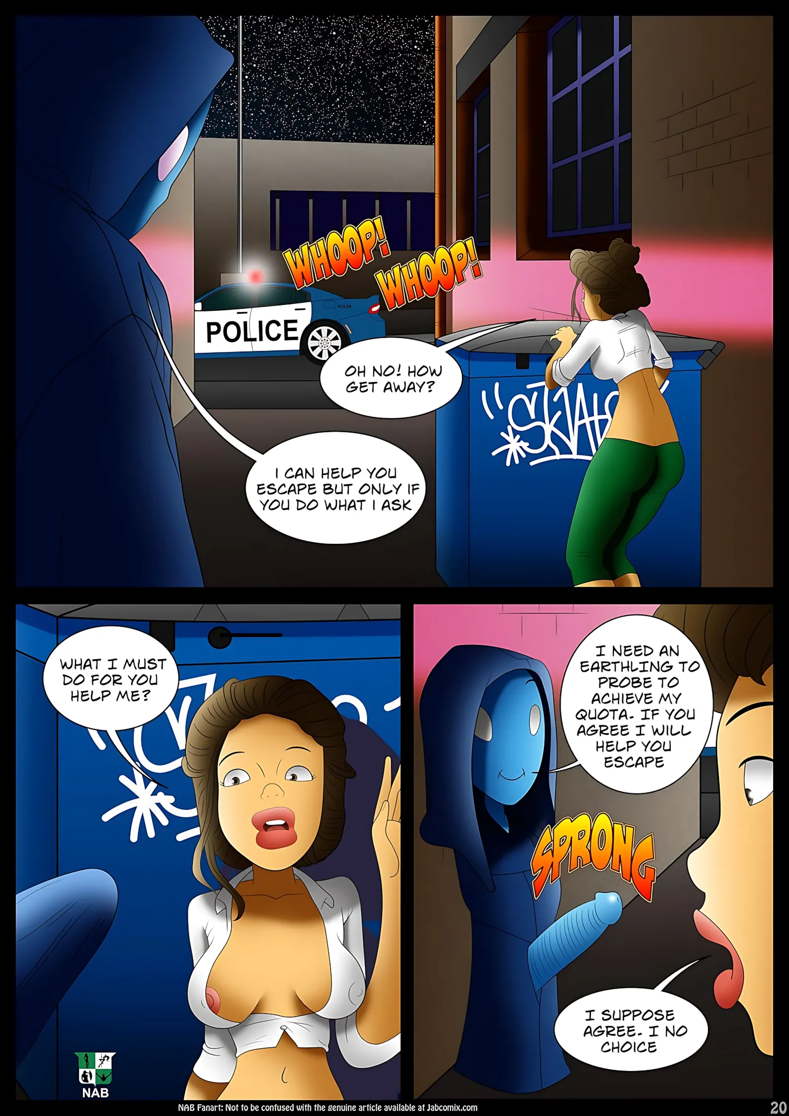 Oh Daddy! [Nab], 2. Oh Daddy! 2 - Into the Blue, page 21 of 22
