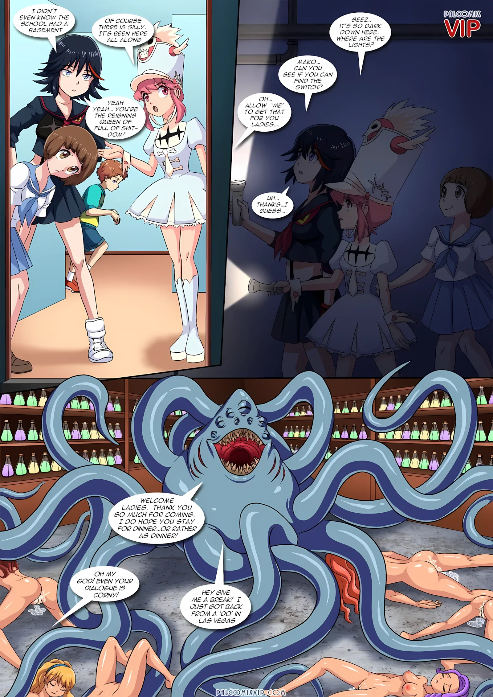 On Her Majesty’s Hentai Service (Kill la Kill) [Palcomix], 1 . On Her Majesty's Hentai Service - (Kill la Kill) [Palcomix], page 14 of 31