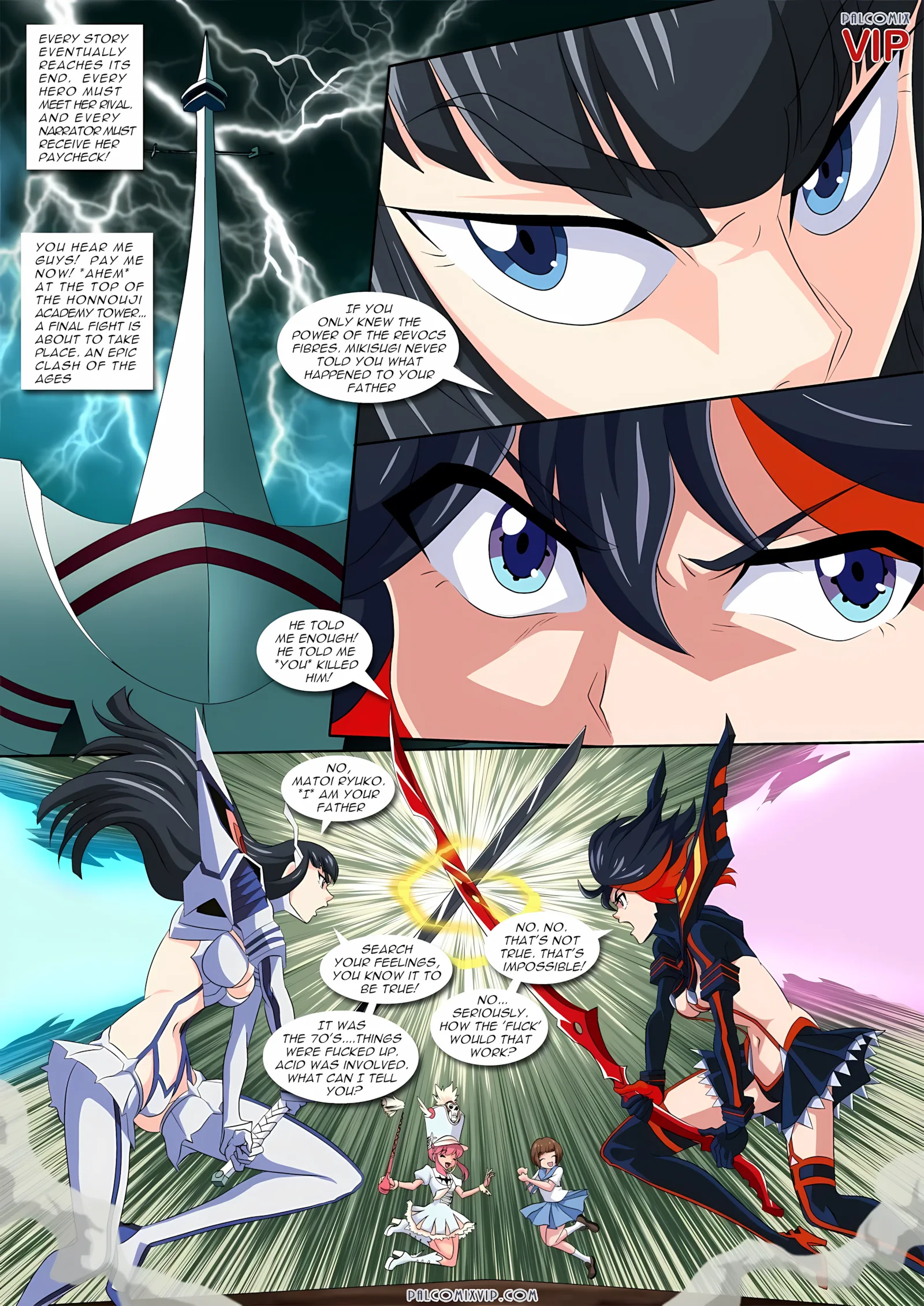 On Her Majesty’s Hentai Service (Kill la Kill) [Palcomix], 1 . On Her Majesty's Hentai Service - (Kill la Kill) [Palcomix], page 3 of 31