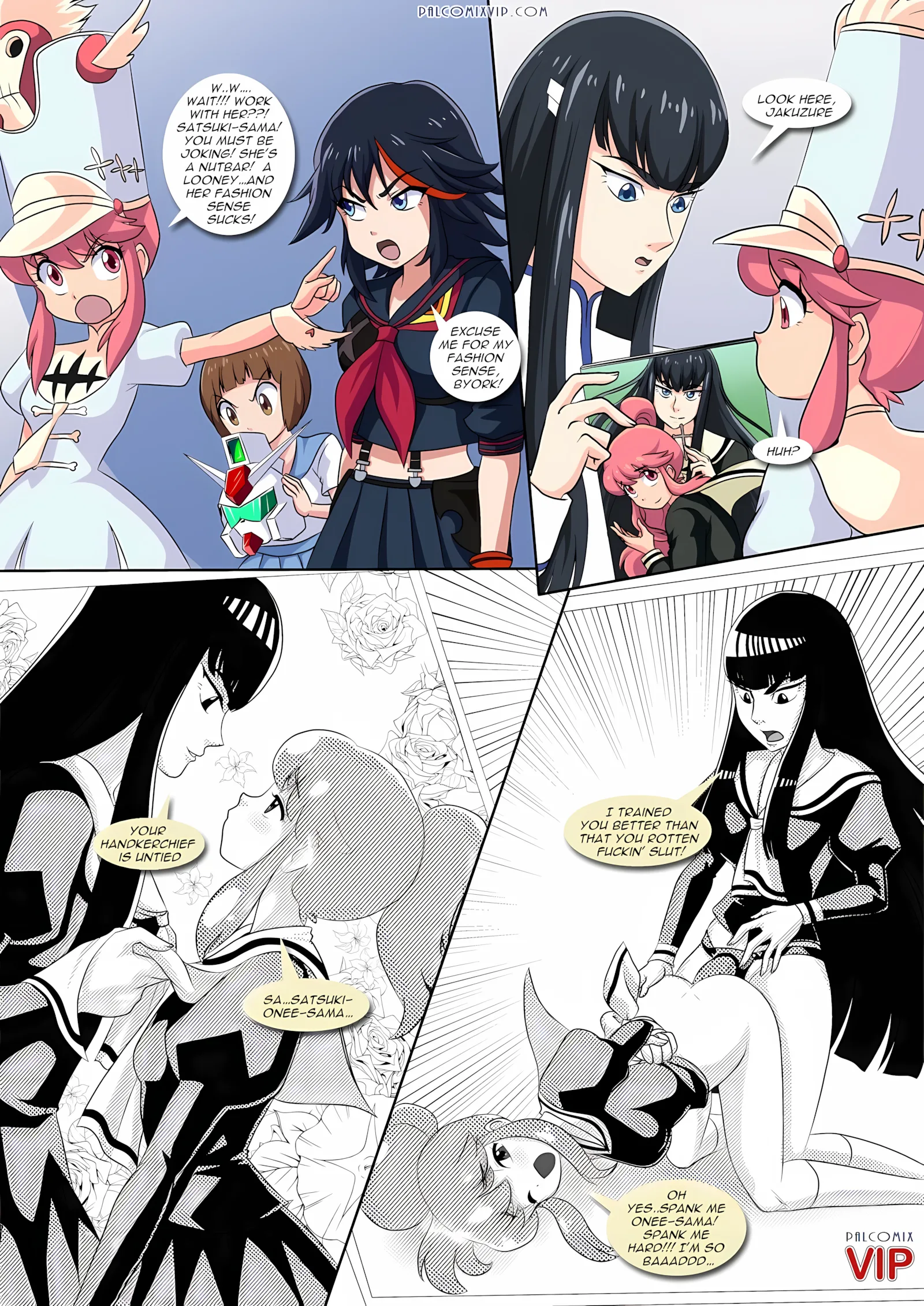 On Her Majesty’s Hentai Service (Kill la Kill) [Palcomix], 1 . On Her Majesty's Hentai Service - (Kill la Kill) [Palcomix], page 5 of 31