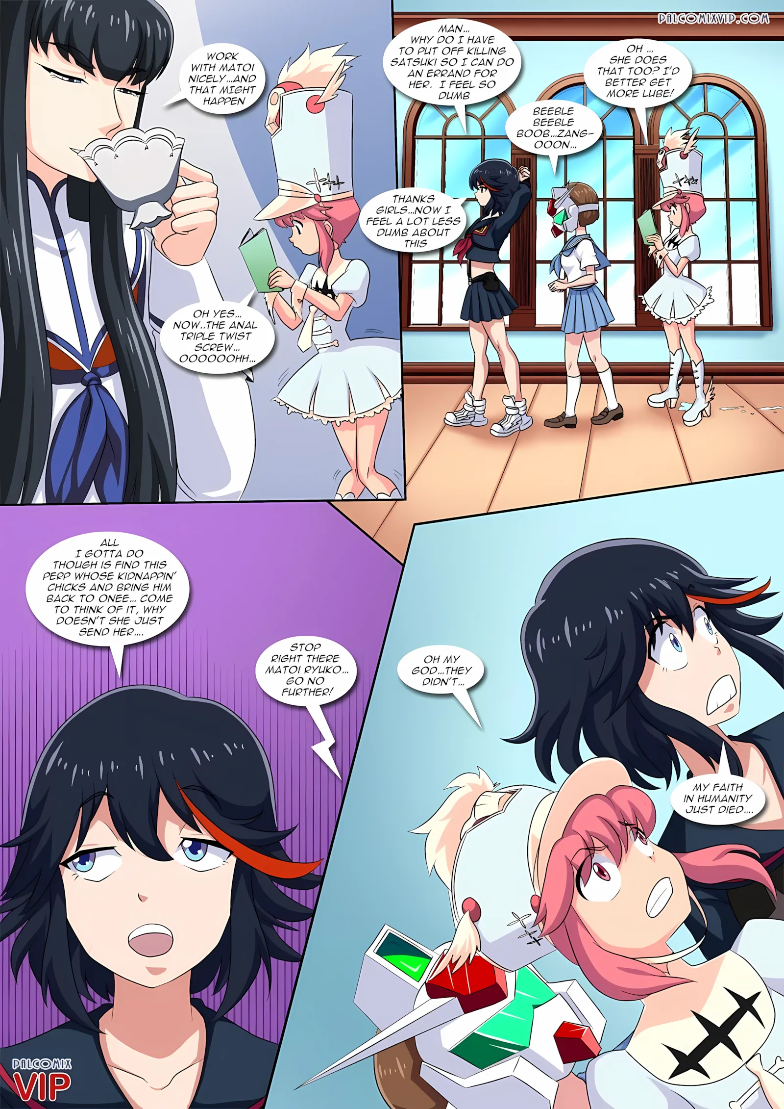On Her Majesty’s Hentai Service (Kill la Kill) [Palcomix], 1 . On Her Majesty's Hentai Service - (Kill la Kill) [Palcomix], page 6 of 31