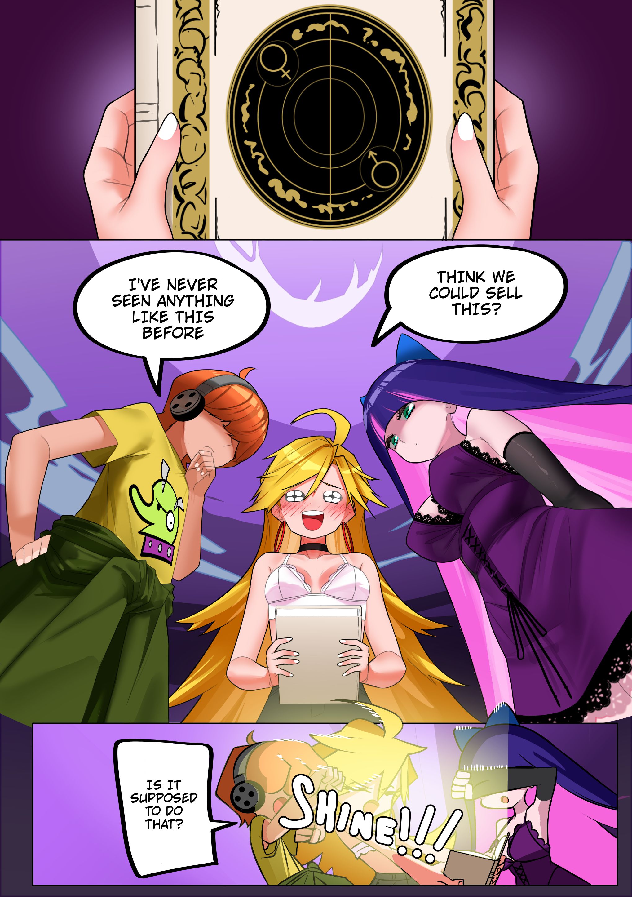 Panty & Swaping! [TSFSingularity], Panty & Swaping! (Panty And Stocking With Garterbelt) [TSFSingularity], page 2 of 13