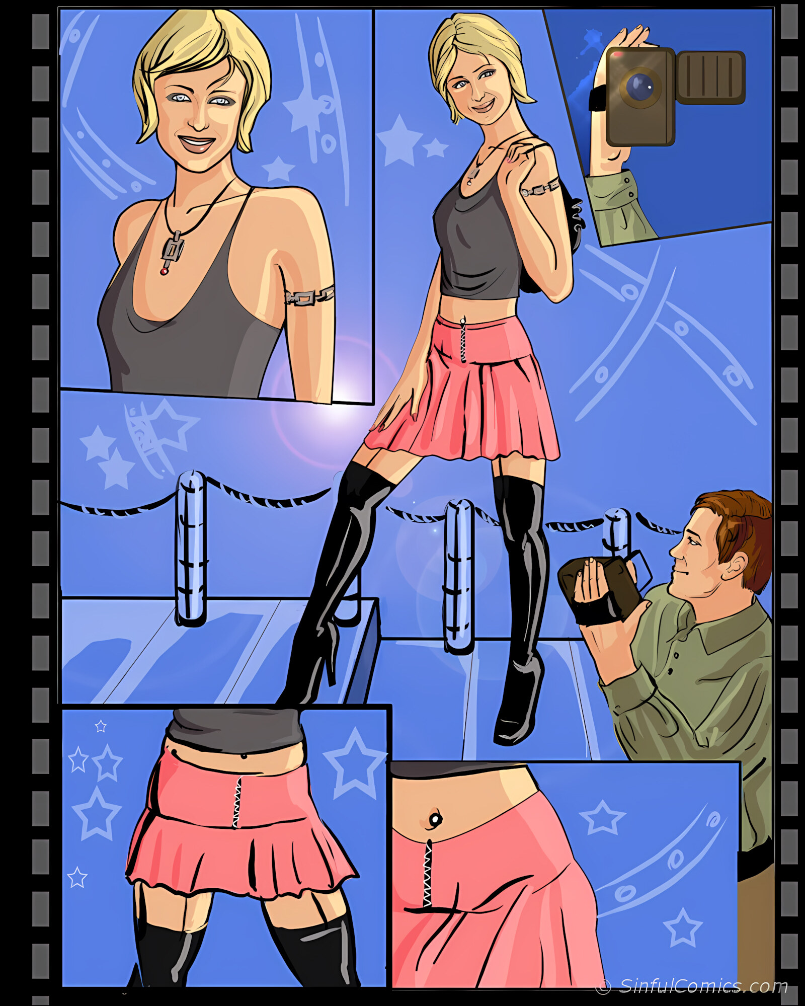 Paris Hilton [Sinful Comics], Paris Hilton 2, page 1 of 20