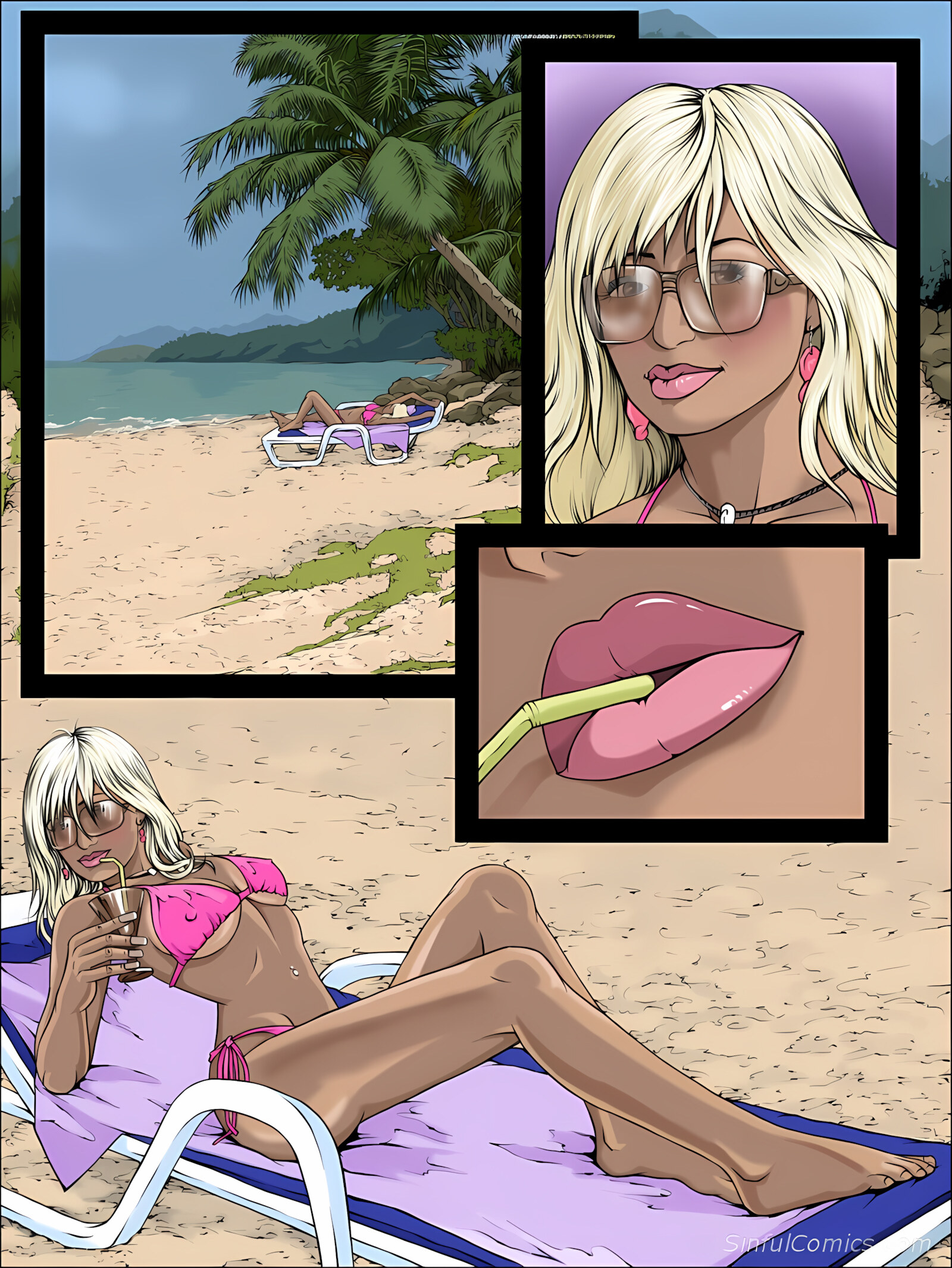 Paris Hilton [Sinful Comics], Paris Hilton 1, page 1 of 30