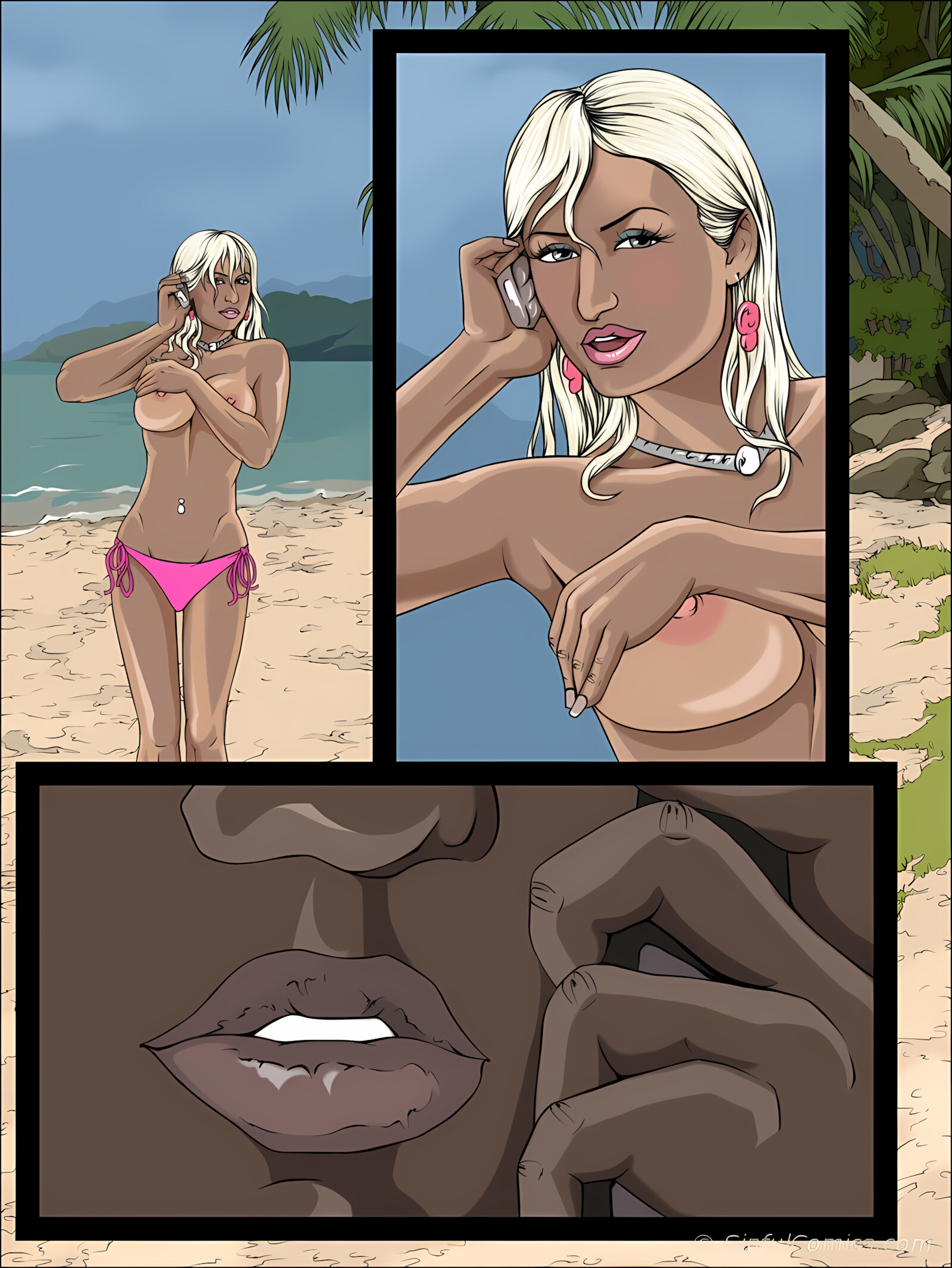 Paris Hilton [Sinful Comics], Paris Hilton 1, page 8 of 30
