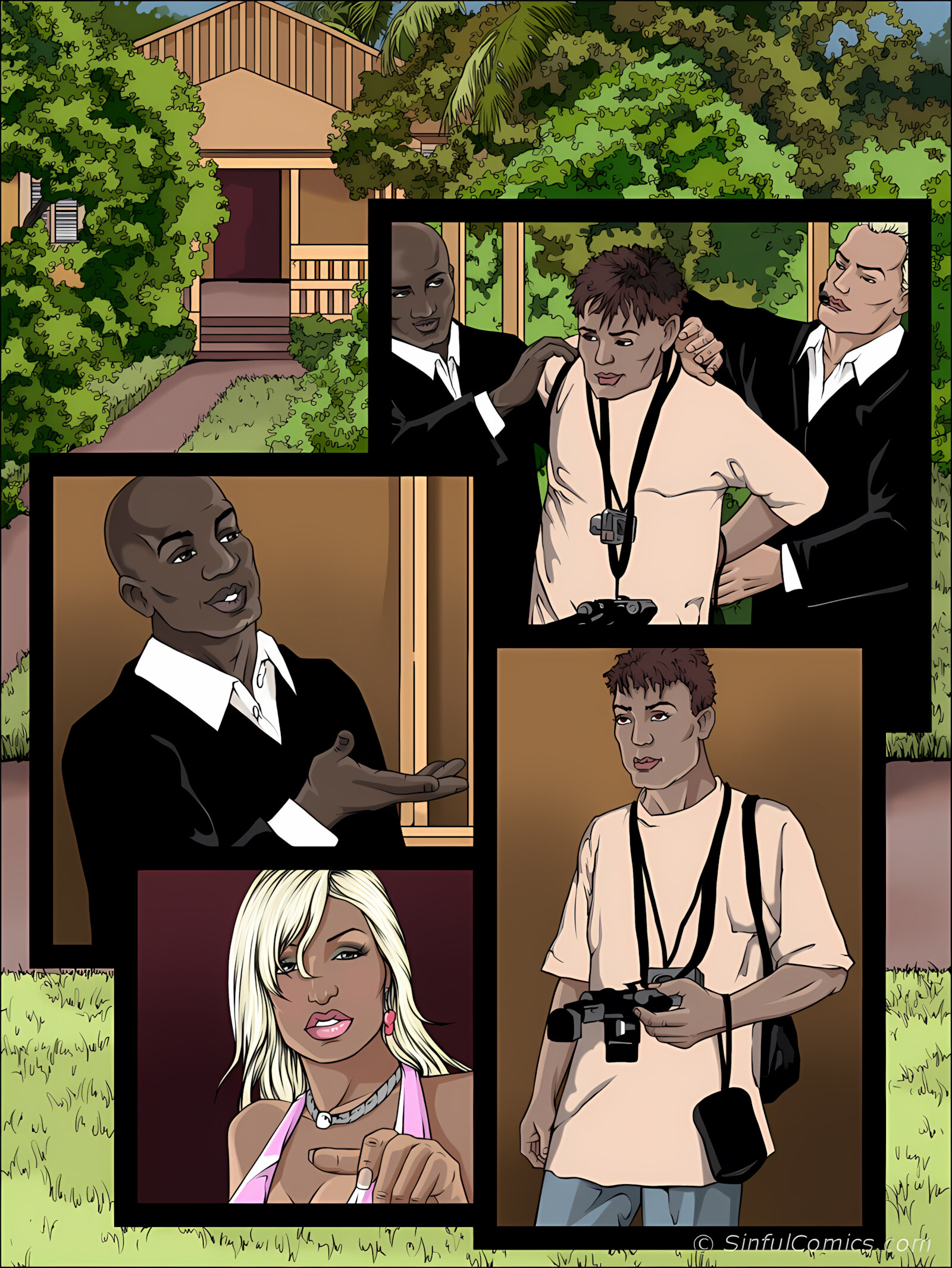 Paris Hilton [Sinful Comics], Paris Hilton 1, page 9 of 30
