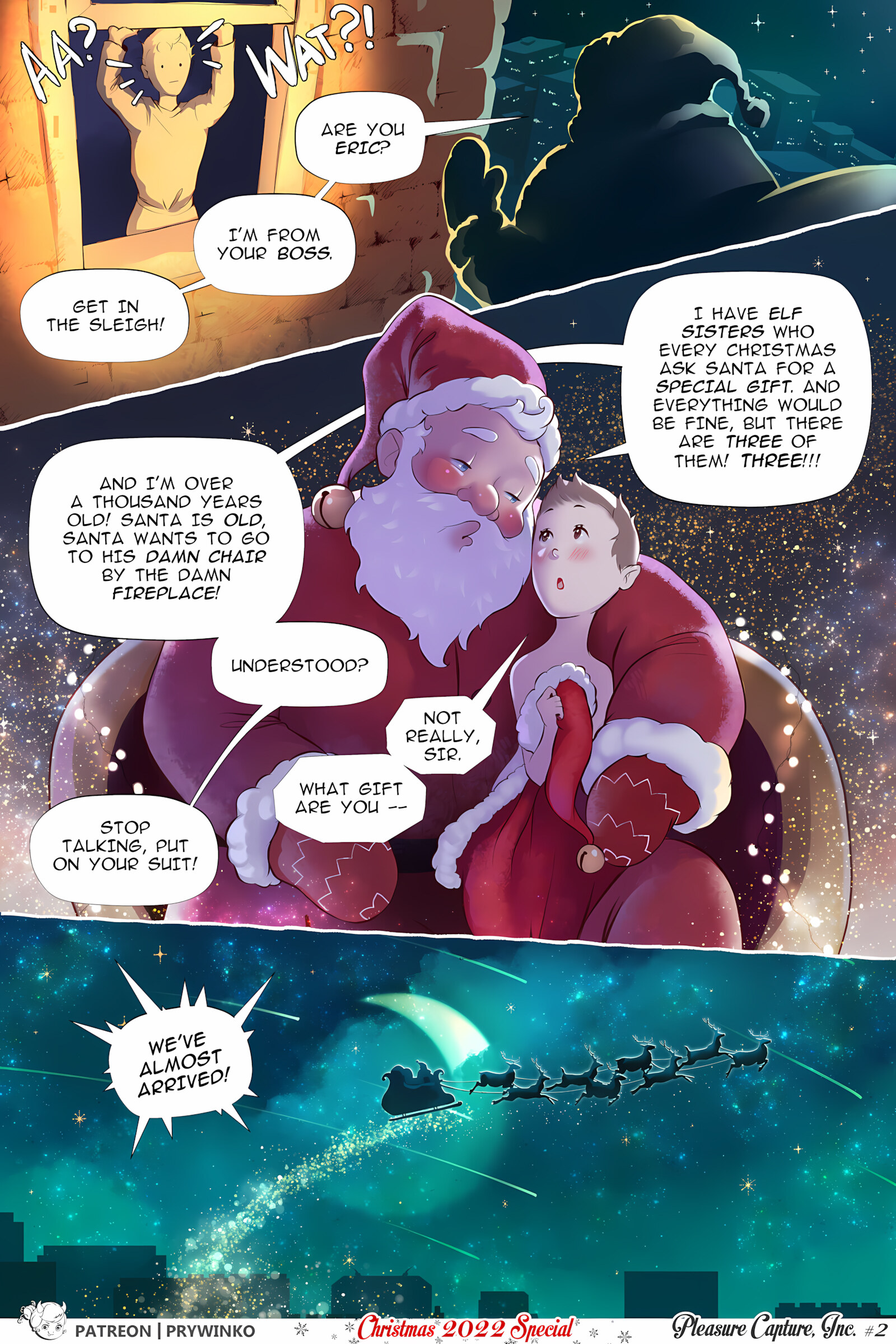 Pleasure Capture, Inc. – Christmas 2022 Special [Prywinko], Pleasure Capture, Inc. - Christmas 2022 Special, page 4 of 33