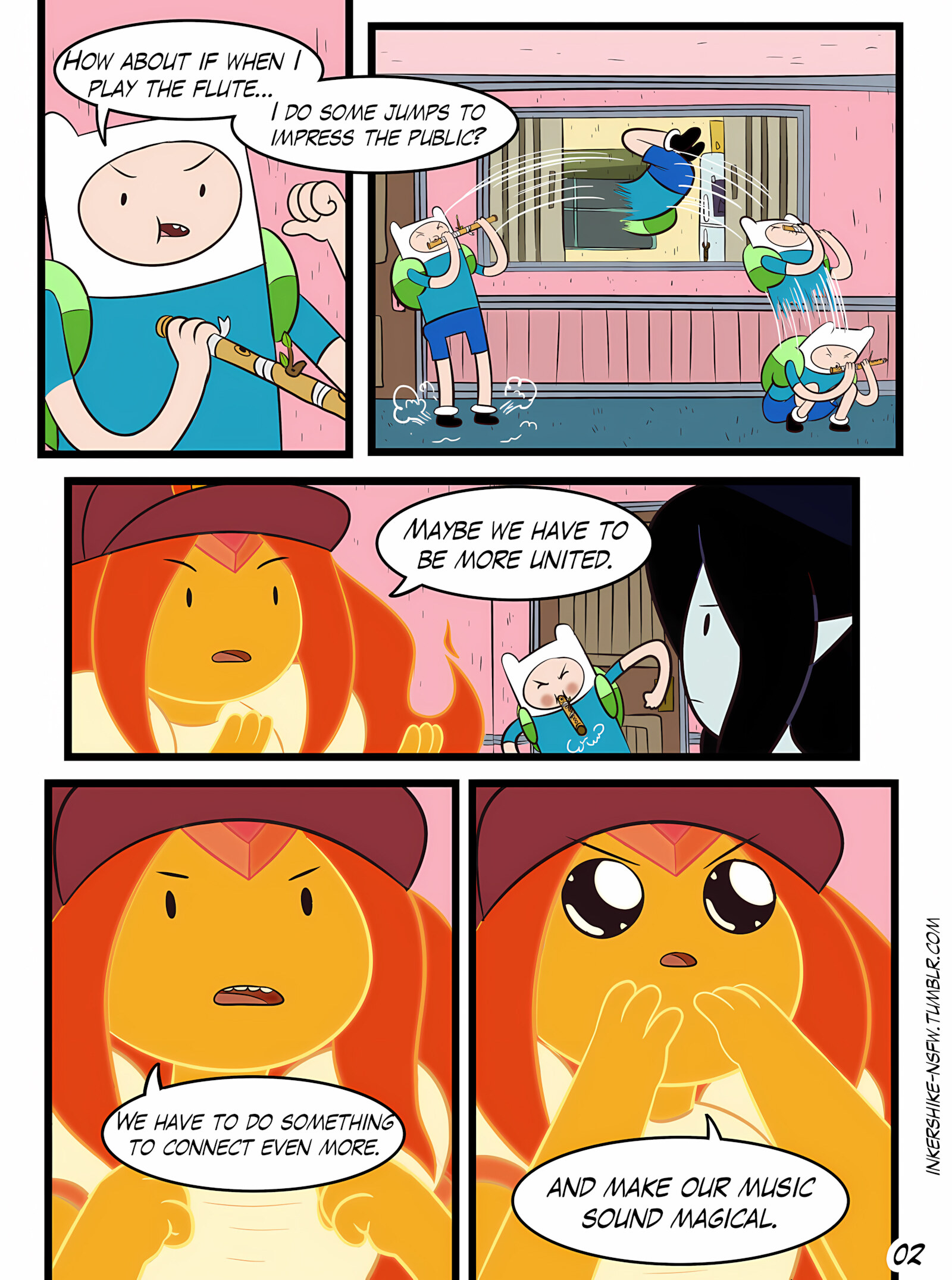 Practice With The Band [Inker Shike], Practice With The Band, page 2 of 15