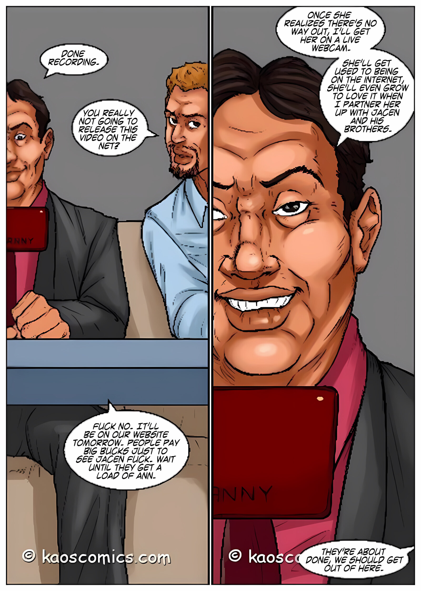 Recession Blues – Wife Forced To Strip [Kaos Comics], Recession Blues – Wife Forced To Strip, page 50 of 51
