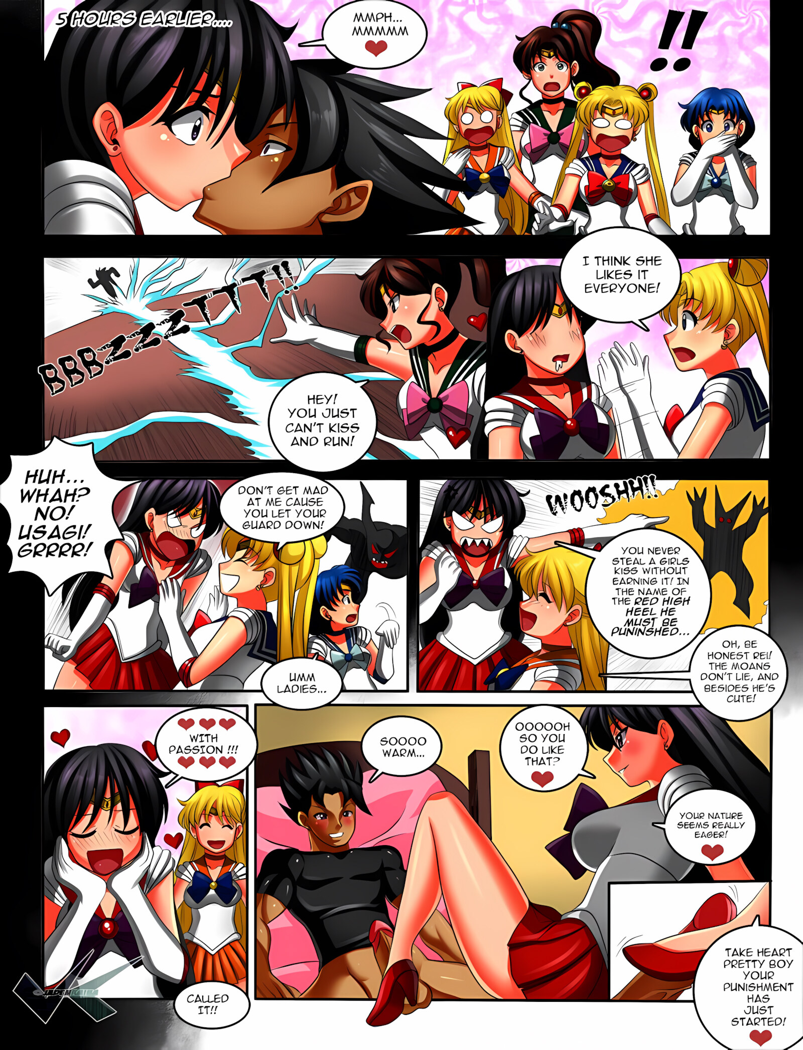 Rei x Rai: Fire Heel Punish [JadenKaiba], Rei x Rai: Fire Heel Punish, page 2 of 6