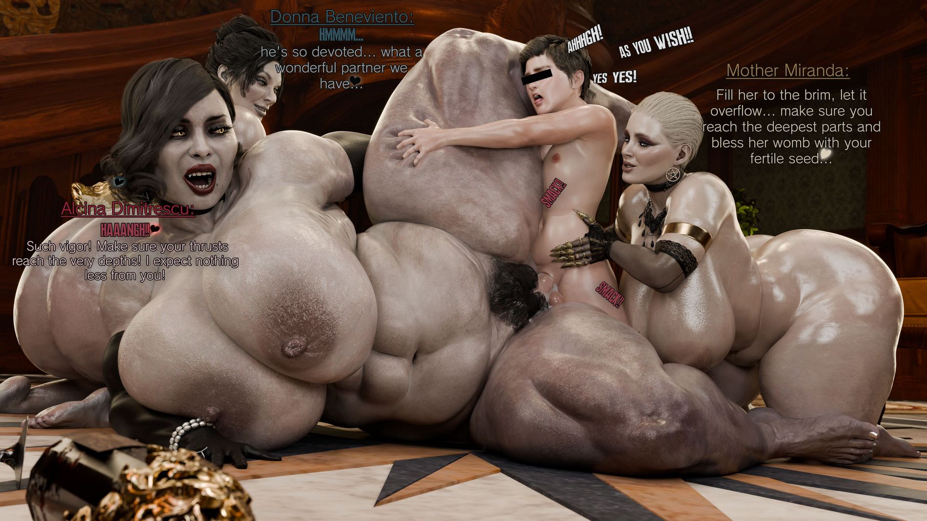 Resident Lust [PervertMuffinMajima], Resident Lust - The Homewrecking Hags' Triumvirate, page 71 of 102