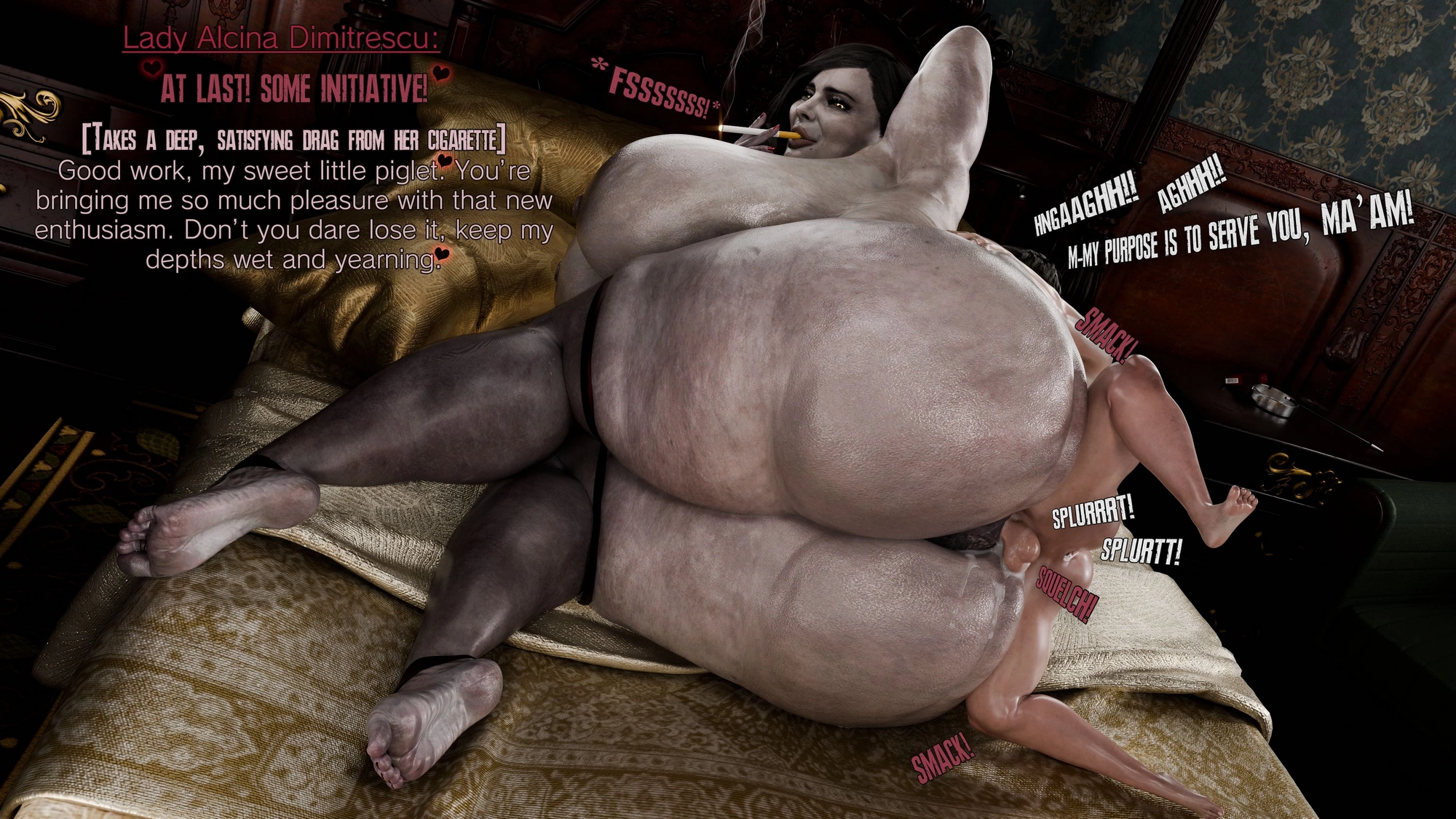 Resident Lust [PervertMuffinMajima], Resident Lust - The Countess's Claim, page 48 of 88