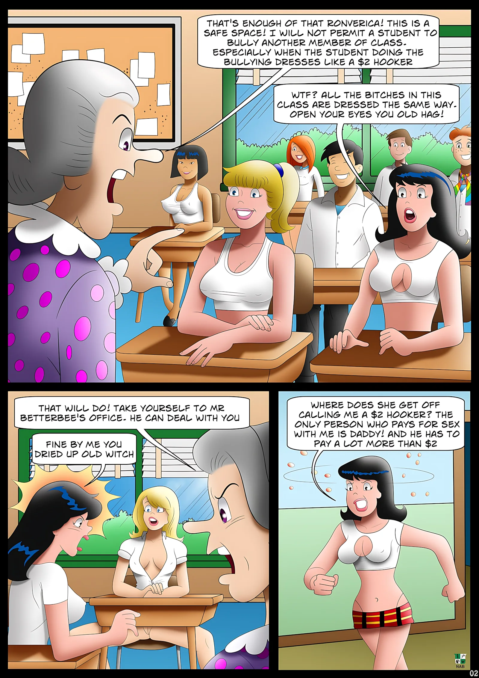 Rivadale Bits [Nab], 2 . The Girls of Riverdale - Chapter 2 (Archies), page 2 of 15