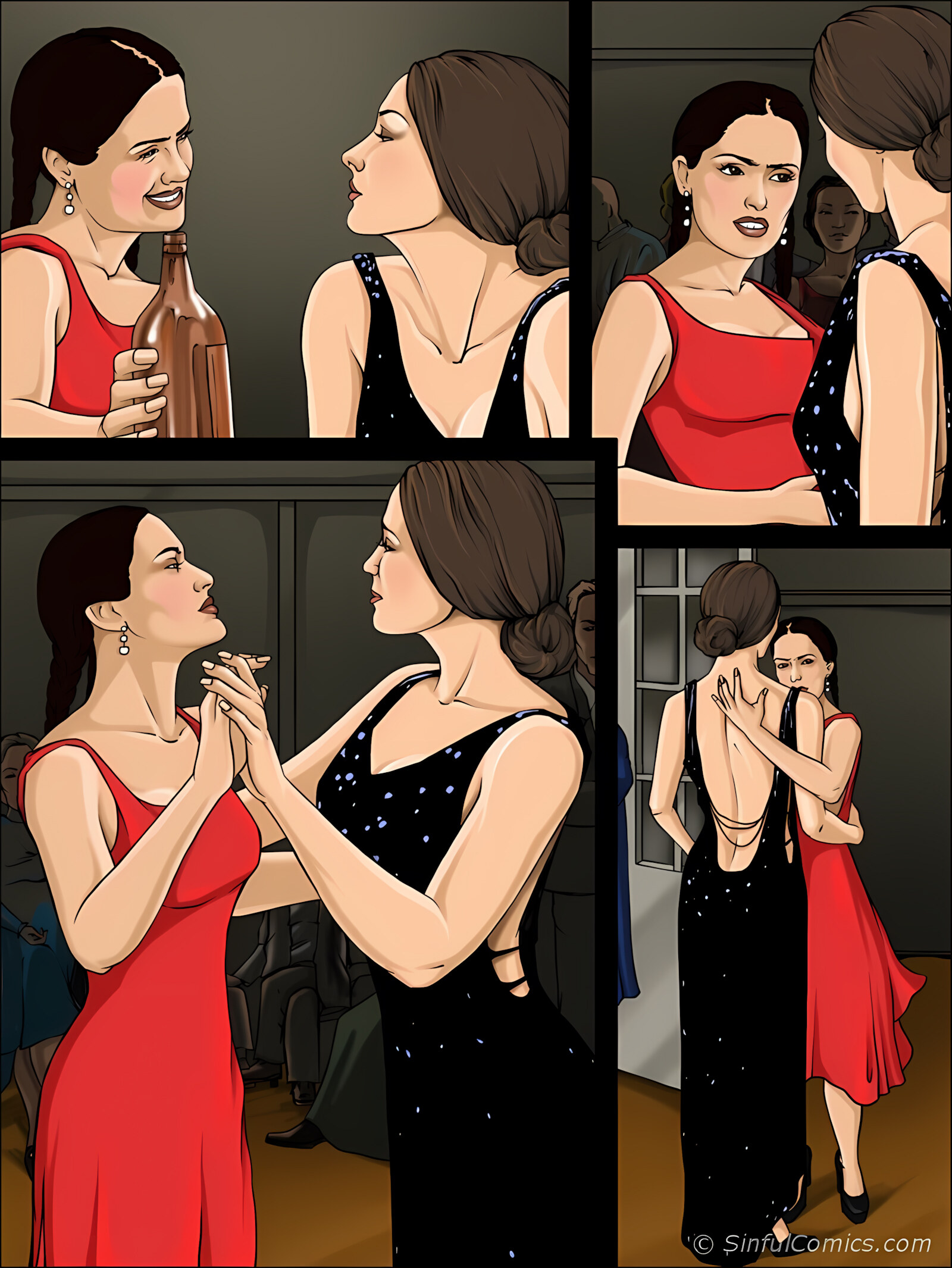 Salma Hayek [Sinful Comics], Salma Hayek, page 2 of 20