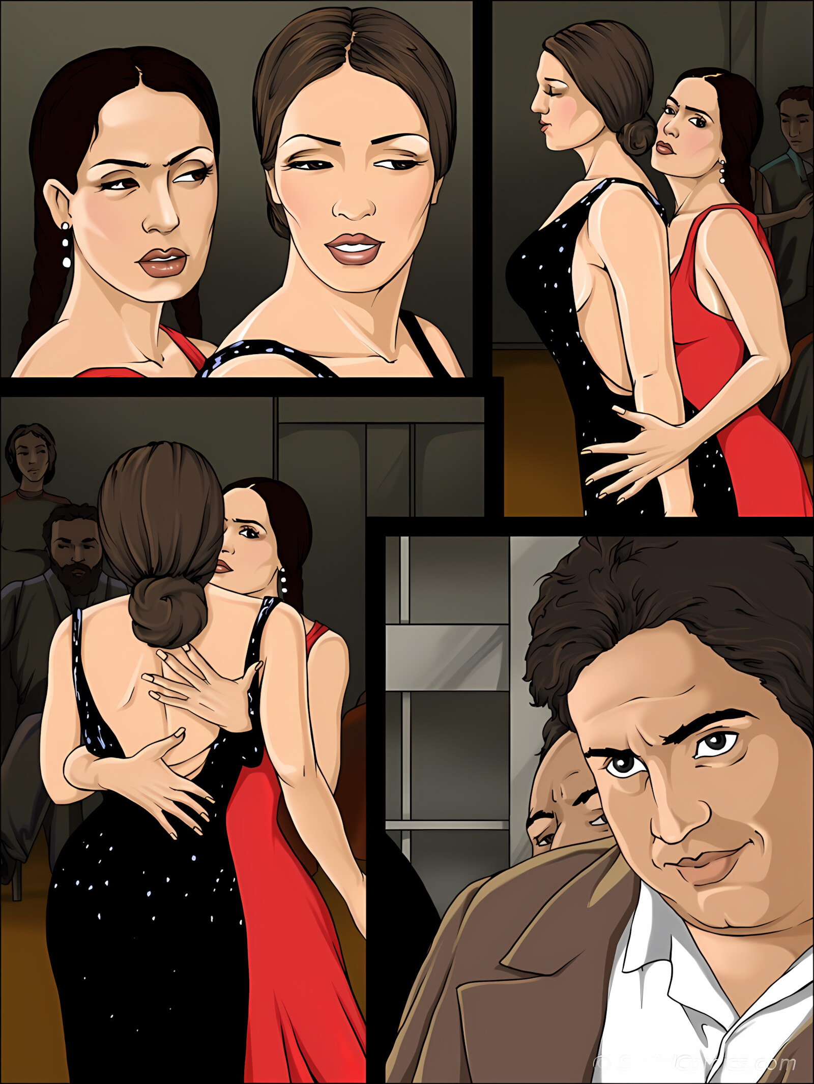 Salma Hayek [Sinful Comics], Salma Hayek, page 5 of 20