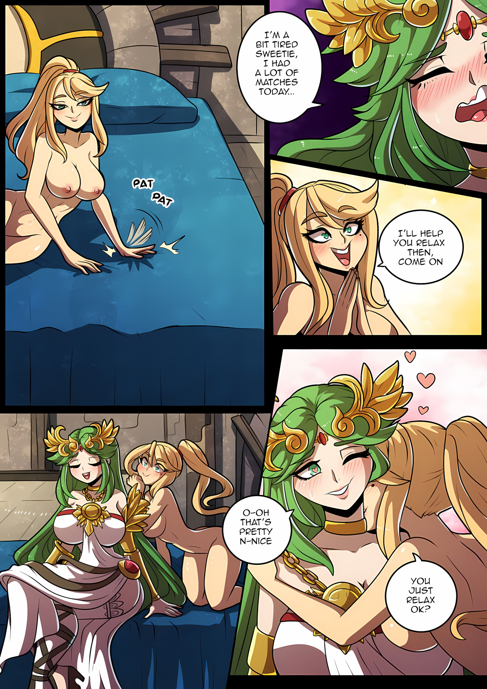 Samus And Palutena’s Bedroom Smash! [Kinkymation], Samus And Palutena’s Bedroom Smash!, page 5 of 17
