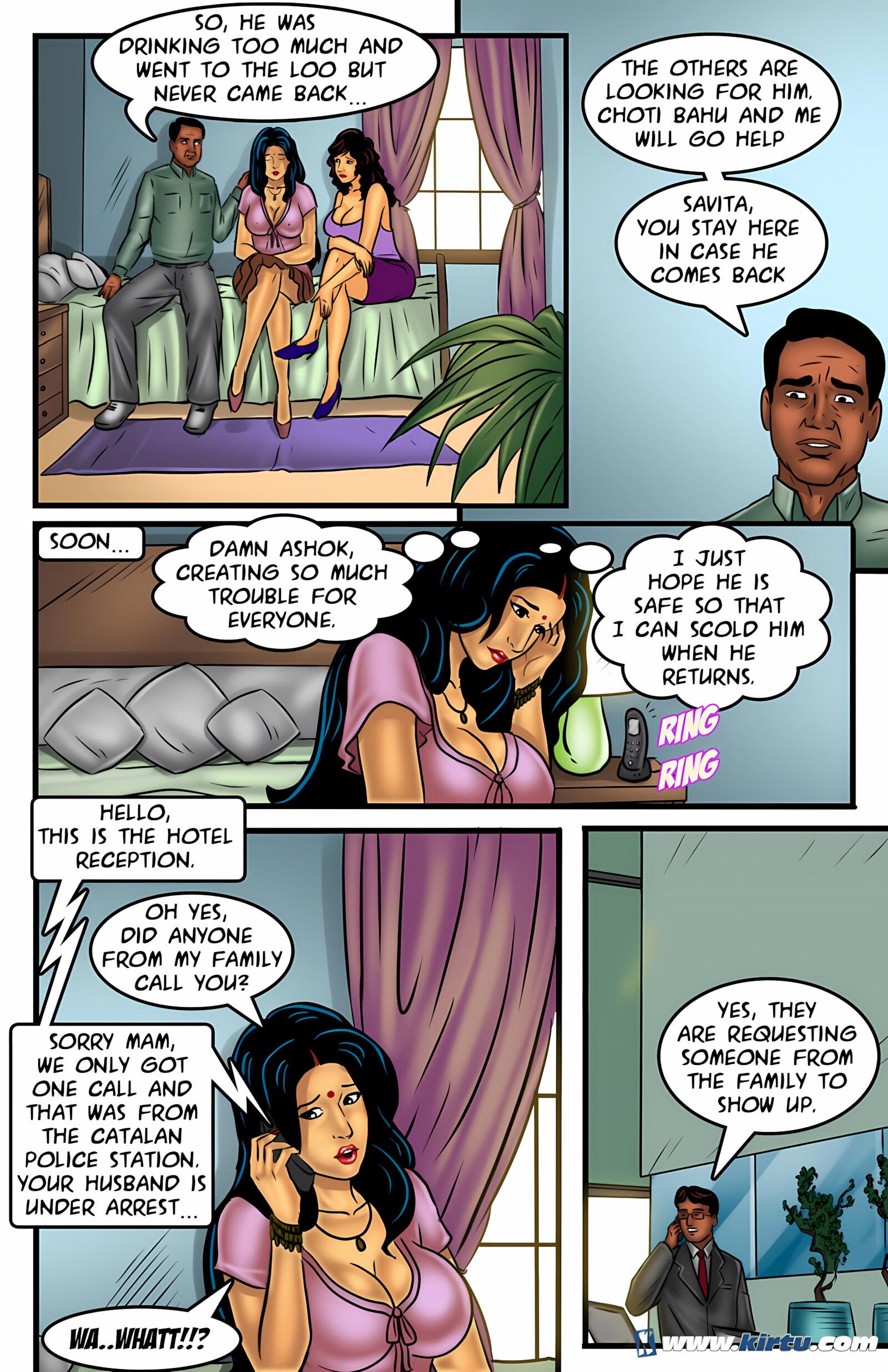 Savita Bhabhi 51-60 [Kirtu], Savita Bhabhi 58 - A Wife's Sacrifice, page 4 of 31