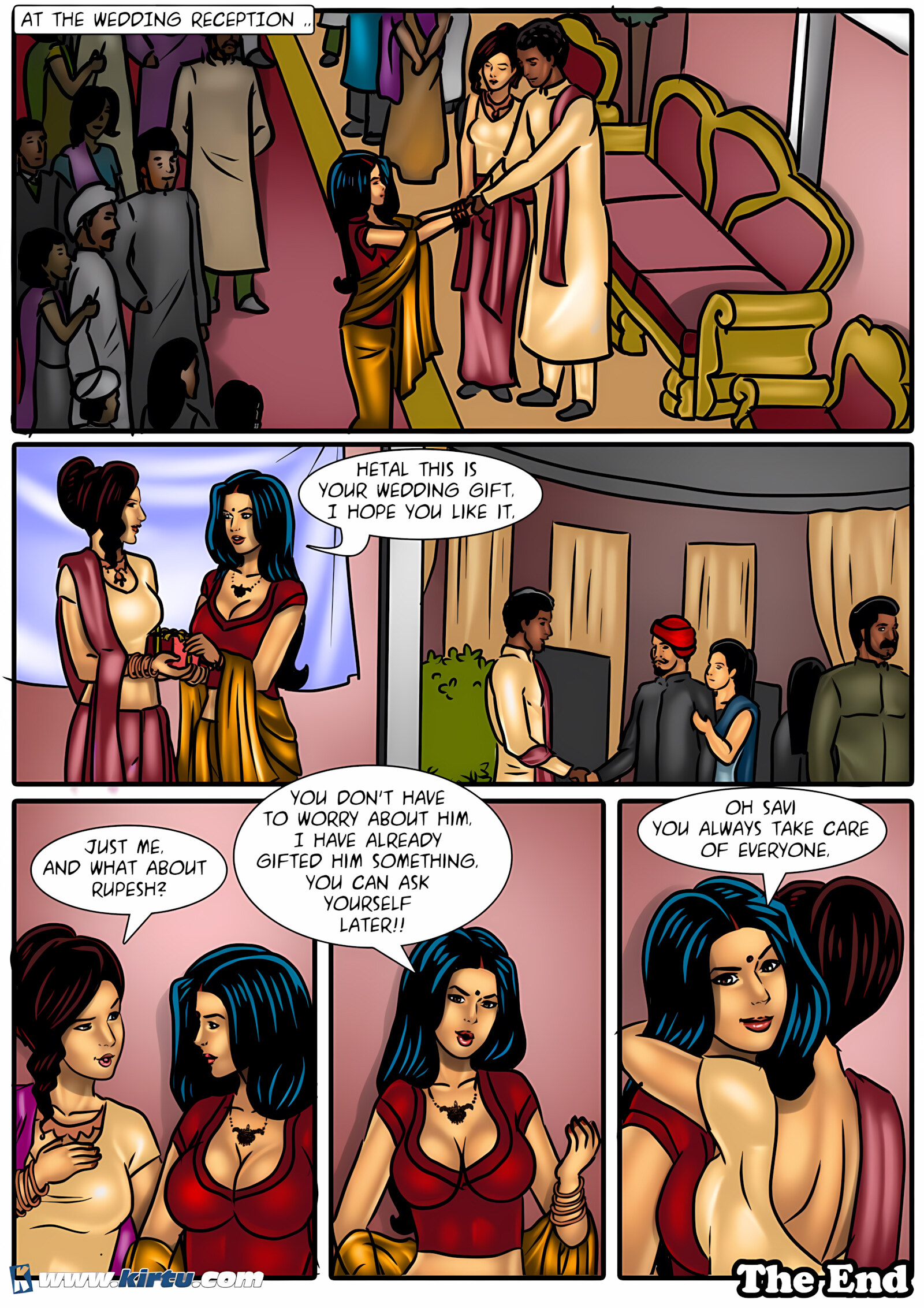 Savita Bhabhi 51-60 [Kirtu], Savita Bhabhi 54 - The Wedding Gift, page 31 of 31