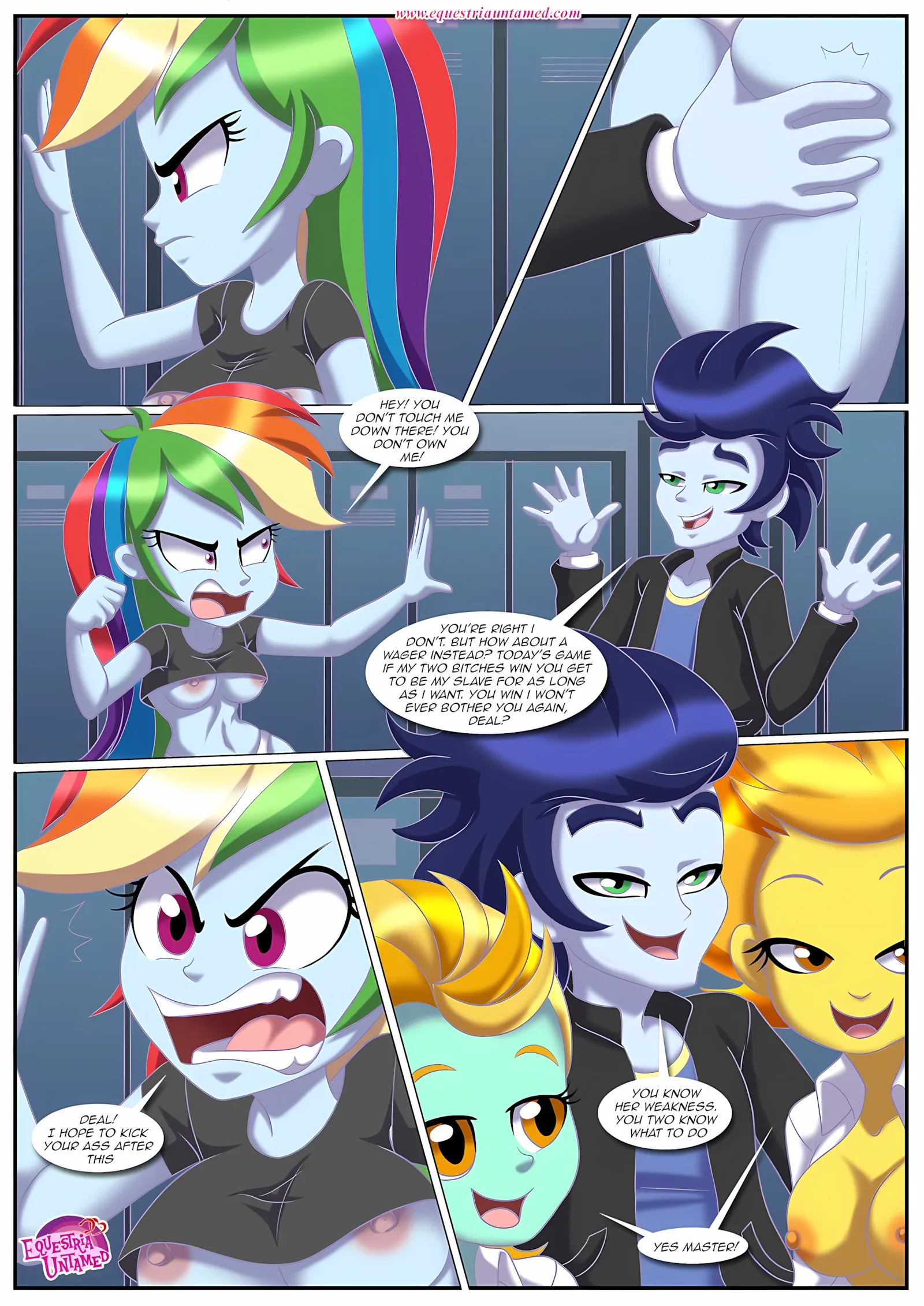 Sex Reeducation (My Little Pony – Equestria Girls) [Palcomix], 1 . Sex Reeducation - (My Little Pony - Equestria Girls) [Palcomix], page 4 of 30