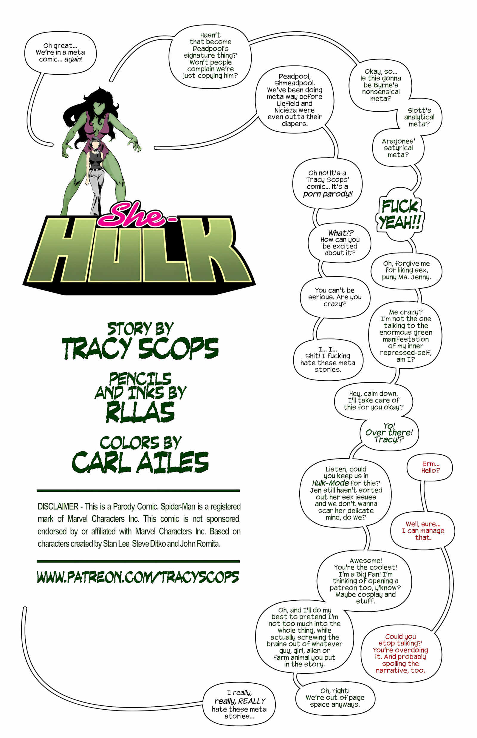 She-Hulk [Tracy Scops], She-Hulk, page 2 of 11