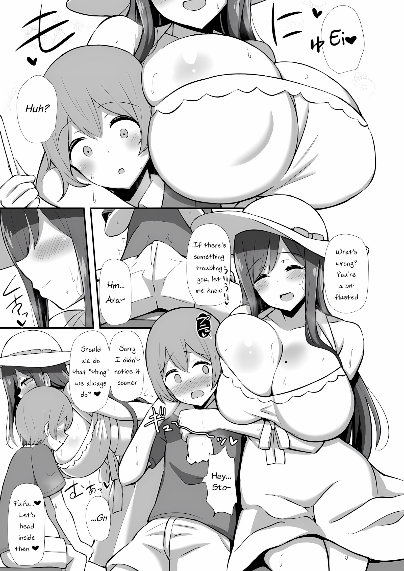 Shiro OnePi Onee-san to Babubabu Inaka Ecchi [Hanabi], Shiro OnePi Onee-san to Babubabu Inaka Ecchi, page 4 of 35