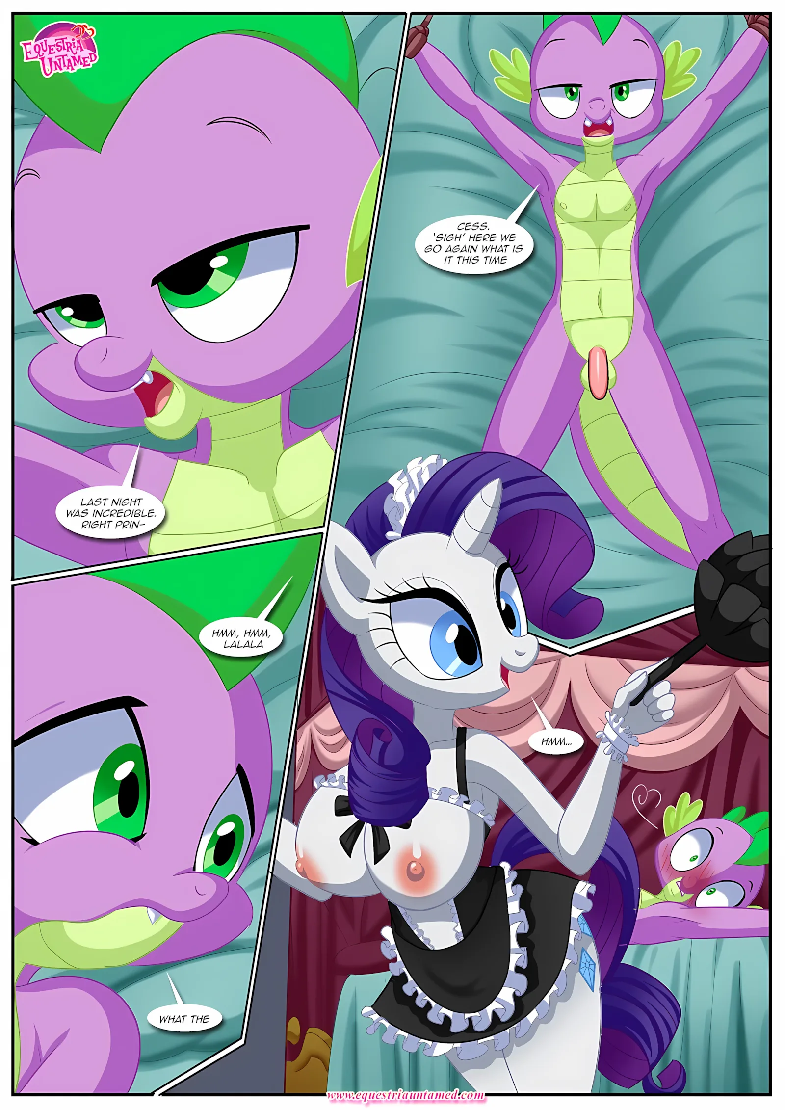 Spike’s Harem (My Little Pony – Friendship Is Magic) [PalComix], 9 . Spike's Ultimate Fantasies or The Dragon King's Harem - Chapter 9 (My Little Pony - Friendship Is Magic) [PalComix], page 13 of 90
