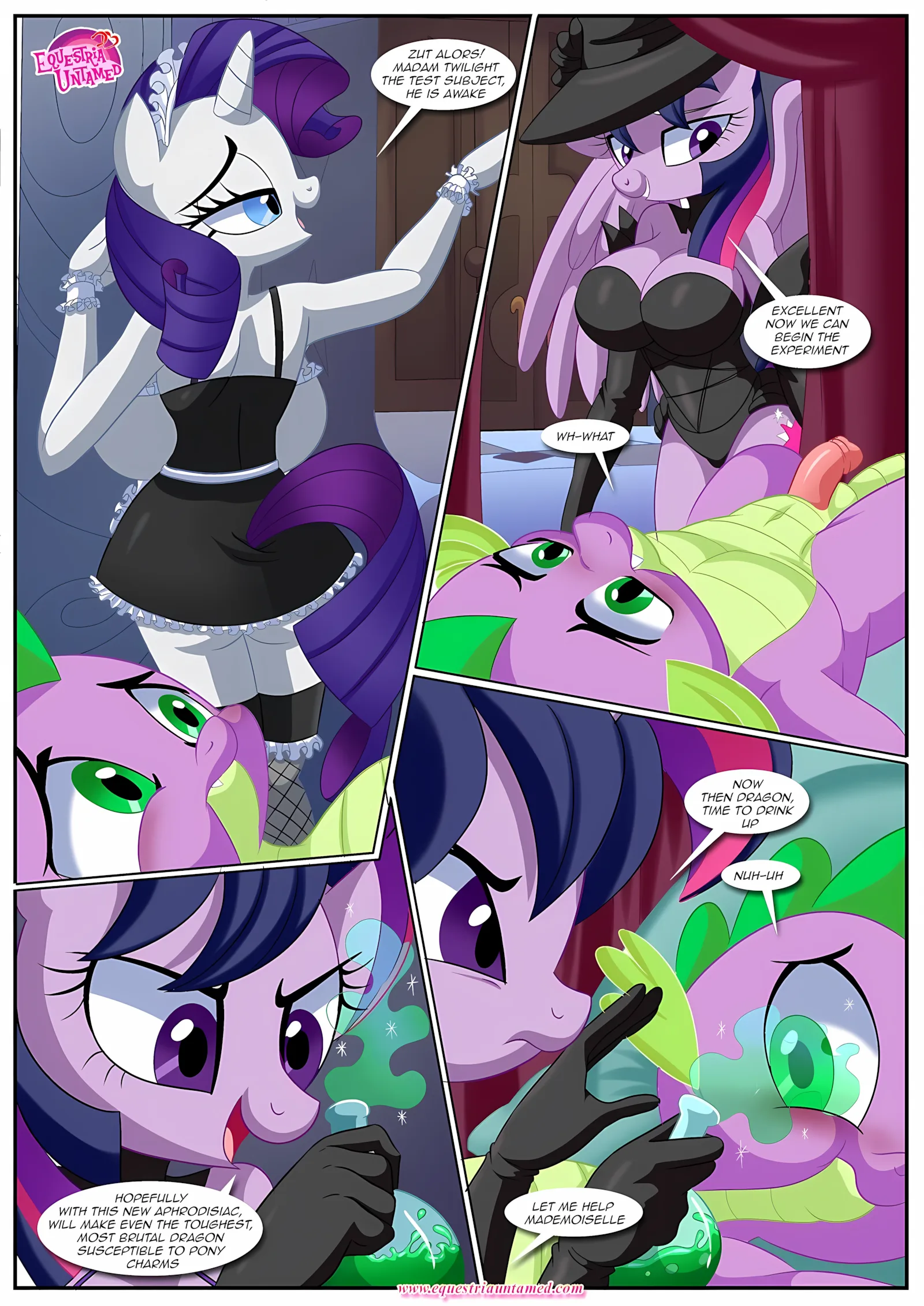 Spike’s Harem (My Little Pony – Friendship Is Magic) [PalComix], 9 . Spike's Ultimate Fantasies or The Dragon King's Harem - Chapter 9 (My Little Pony - Friendship Is Magic) [PalComix], page 14 of 90