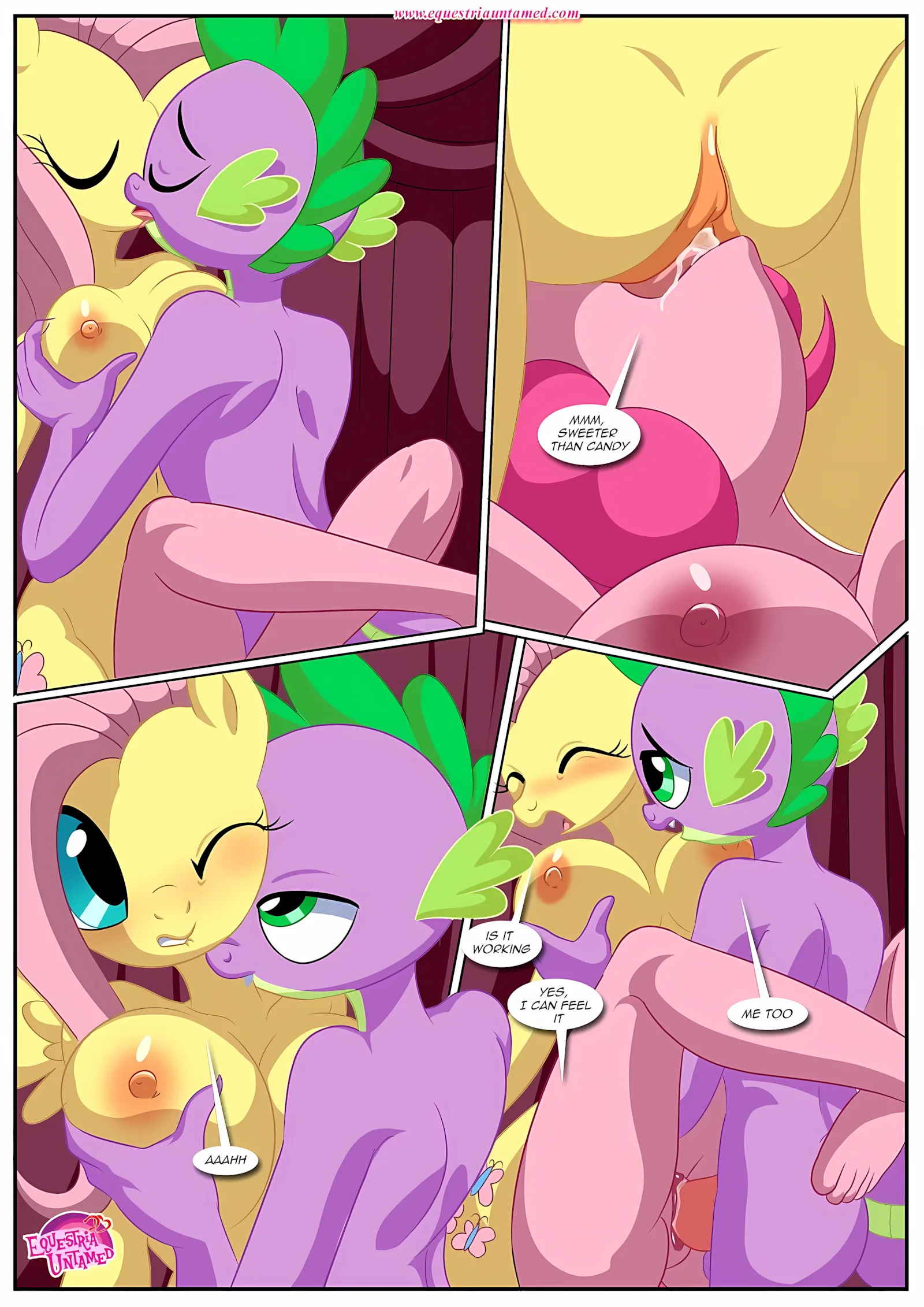 Spike’s Harem (My Little Pony – Friendship Is Magic) [PalComix], 9 . Spike's Ultimate Fantasies or The Dragon King's Harem - Chapter 9 (My Little Pony - Friendship Is Magic) [PalComix], page 35 of 90
