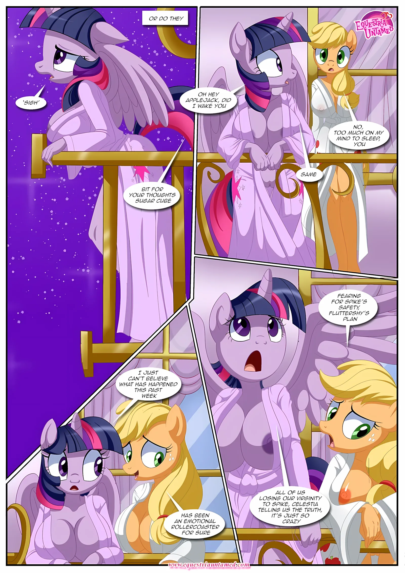 Spike’s Harem (My Little Pony – Friendship Is Magic) [PalComix], 9 . Spike's Ultimate Fantasies or The Dragon King's Harem - Chapter 9 (My Little Pony - Friendship Is Magic) [PalComix], page 5 of 90
