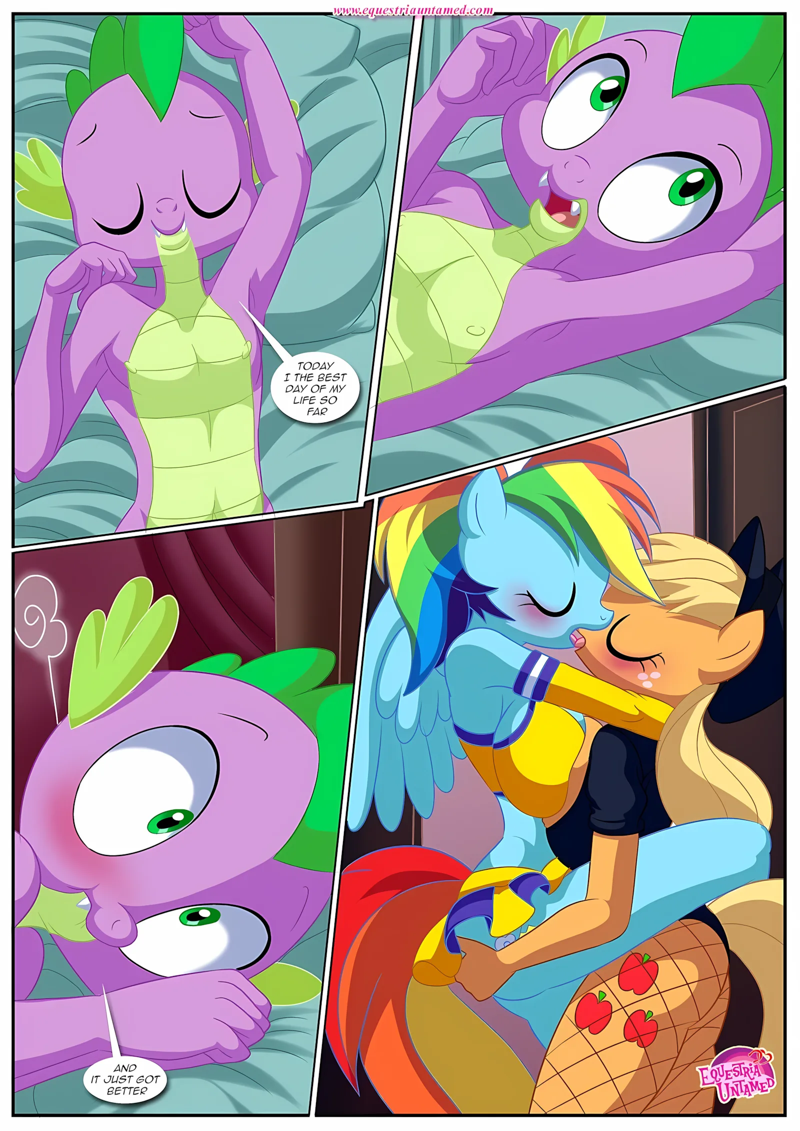 Spike’s Harem (My Little Pony – Friendship Is Magic) [PalComix], 9 . Spike's Ultimate Fantasies or The Dragon King's Harem - Chapter 9 (My Little Pony - Friendship Is Magic) [PalComix], page 42 of 90