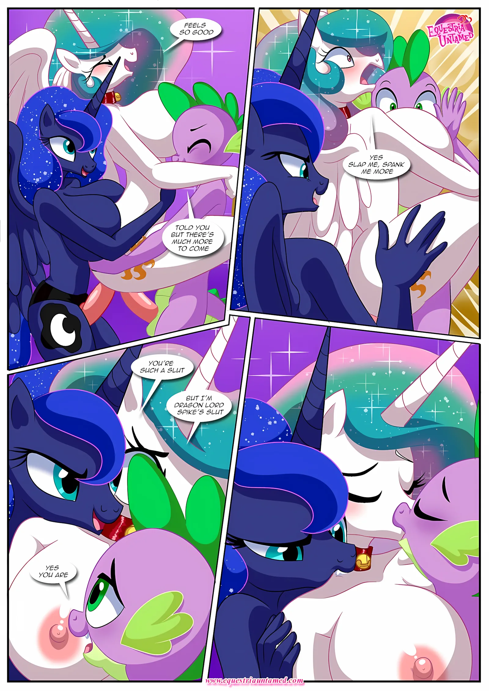 Spike’s Harem (My Little Pony – Friendship Is Magic) [PalComix], 9 . Spike's Ultimate Fantasies or The Dragon King's Harem - Chapter 9 (My Little Pony - Friendship Is Magic) [PalComix], page 76 of 90