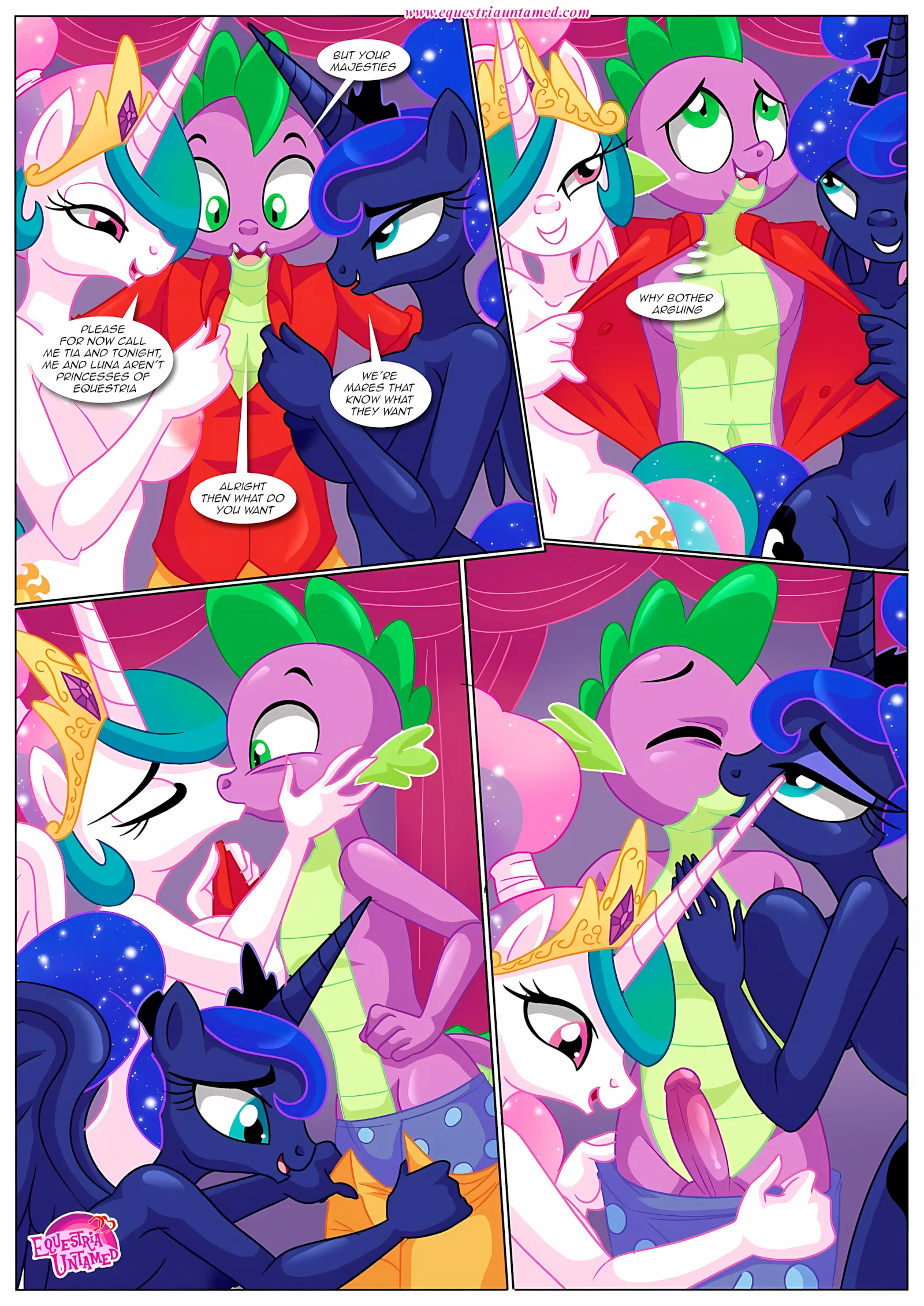 Spike’s Harem (My Little Pony – Friendship Is Magic) [PalComix], 8 . The Night The Sun and Moon Cum Together - Chapter 8 (My Little Pony - Friendship Is Magic) [PalComix], page 30 of 56