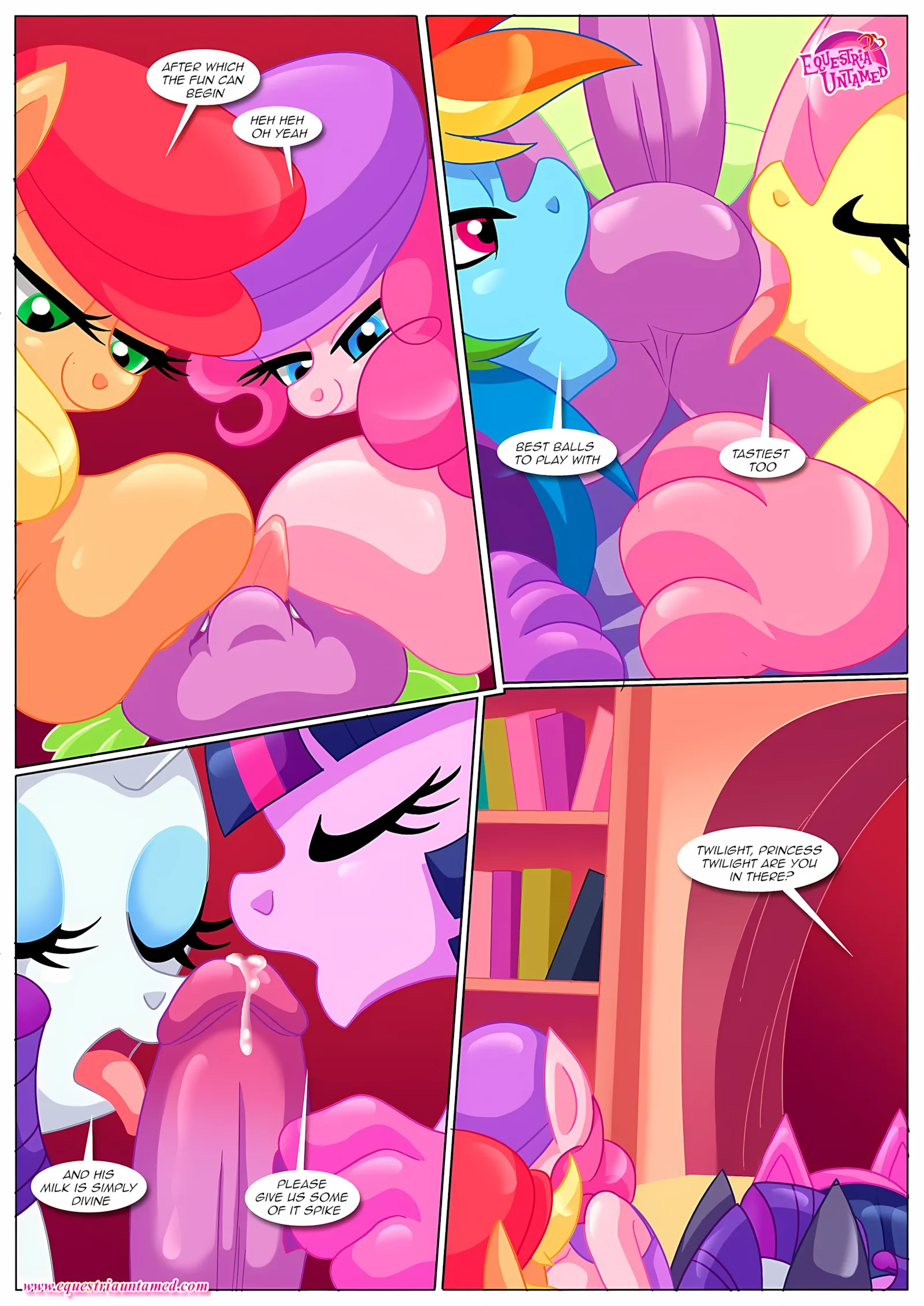 Spike’s Harem (My Little Pony – Friendship Is Magic) [PalComix], 8 . The Night The Sun and Moon Cum Together - Chapter 8 (My Little Pony - Friendship Is Magic) [PalComix], page 8 of 56