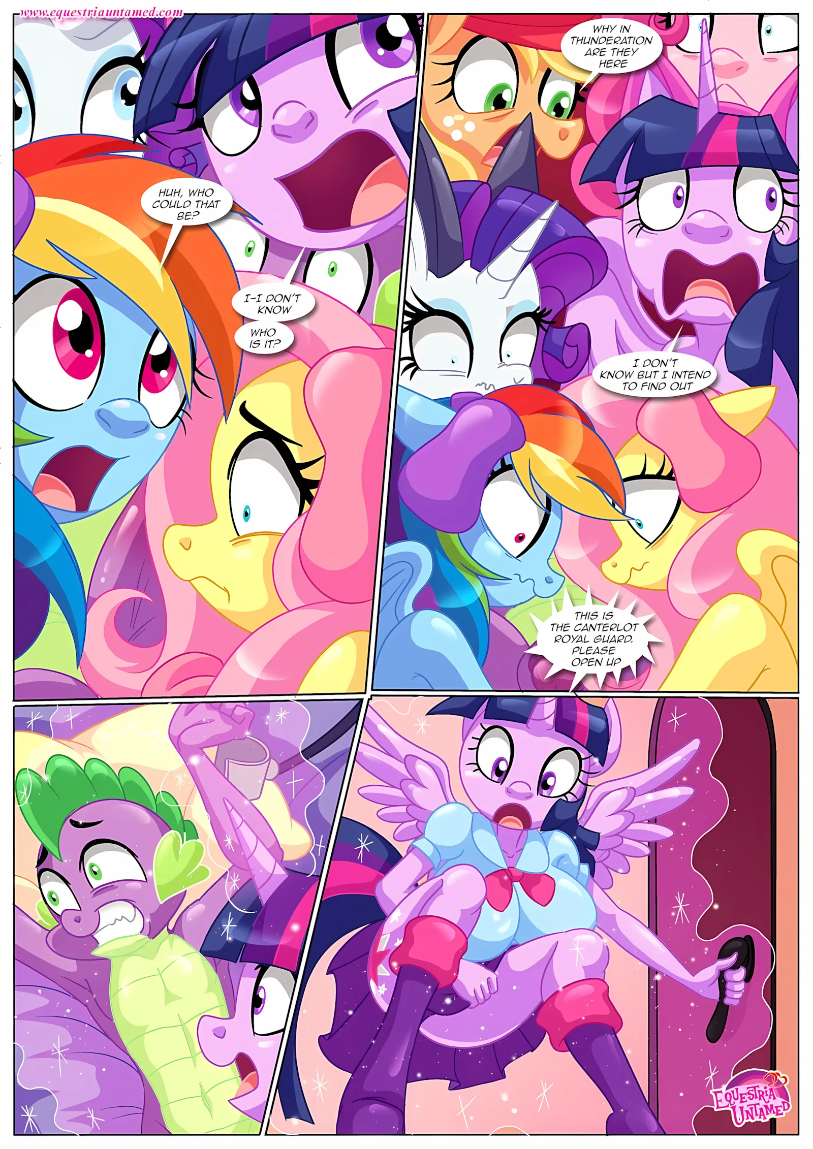 Spike’s Harem (My Little Pony – Friendship Is Magic) [PalComix], 8 . The Night The Sun and Moon Cum Together - Chapter 8 (My Little Pony - Friendship Is Magic) [PalComix], page 9 of 56