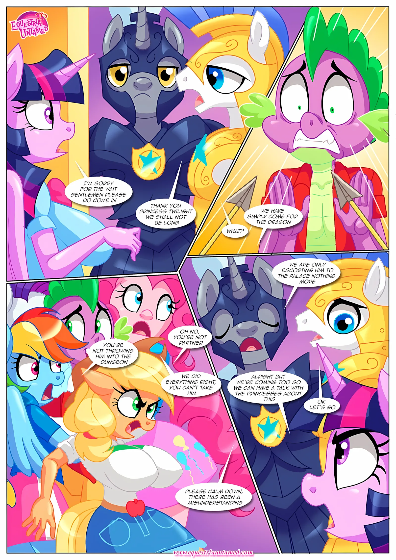 Spike’s Harem (My Little Pony – Friendship Is Magic) [PalComix], 8 . The Night The Sun and Moon Cum Together - Chapter 8 (My Little Pony - Friendship Is Magic) [PalComix], page 10 of 56