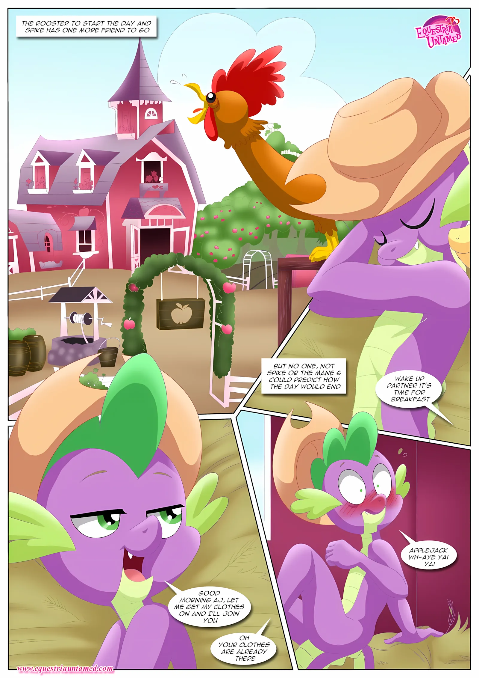 Spike’s Harem (My Little Pony – Friendship Is Magic) [PalComix], 7 . Pinkie's Playhouse - Chapter 7 (My Little Pony - Friendship Is Magic) [PalComix], page 2 of 49