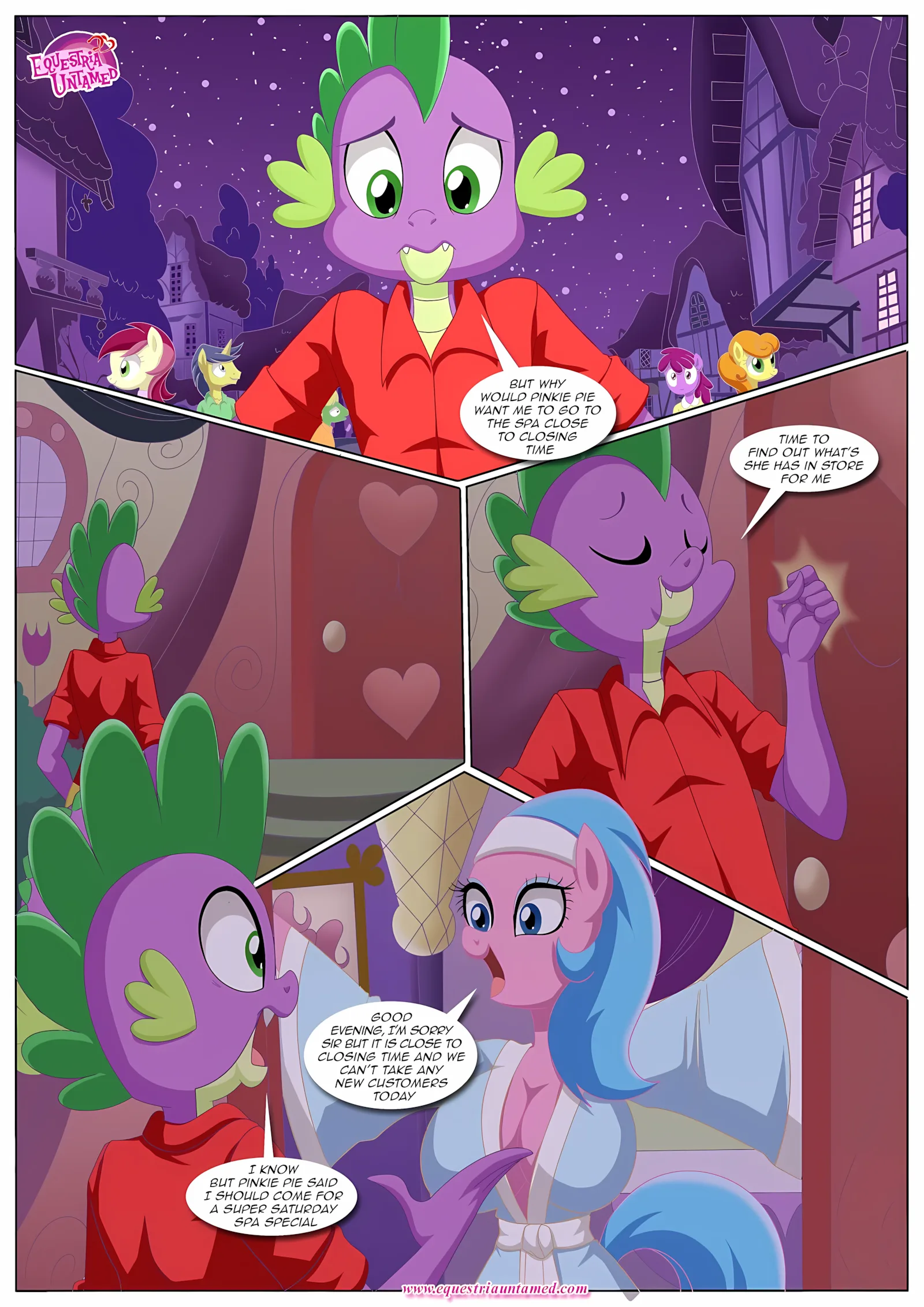 Spike’s Harem (My Little Pony – Friendship Is Magic) [PalComix], 7 . Pinkie's Playhouse - Chapter 7 (My Little Pony - Friendship Is Magic) [PalComix], page 15 of 49