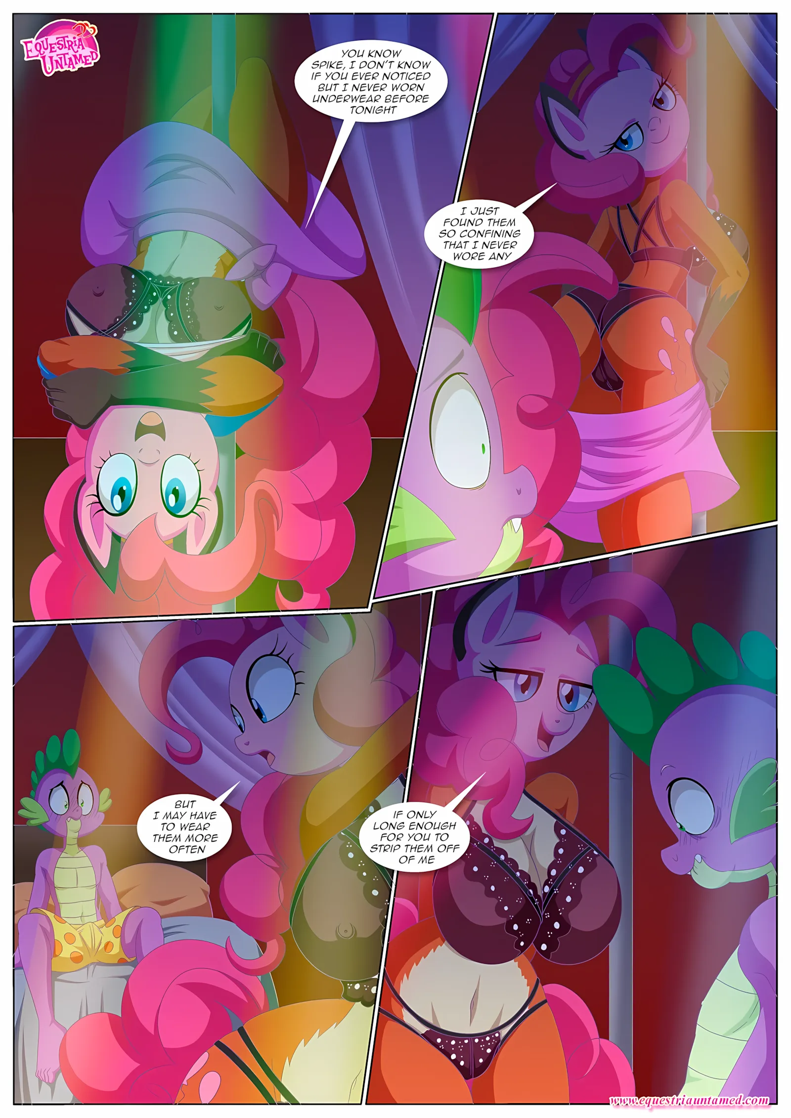 Spike’s Harem (My Little Pony – Friendship Is Magic) [PalComix], 7 . Pinkie's Playhouse - Chapter 7 (My Little Pony - Friendship Is Magic) [PalComix], page 29 of 49