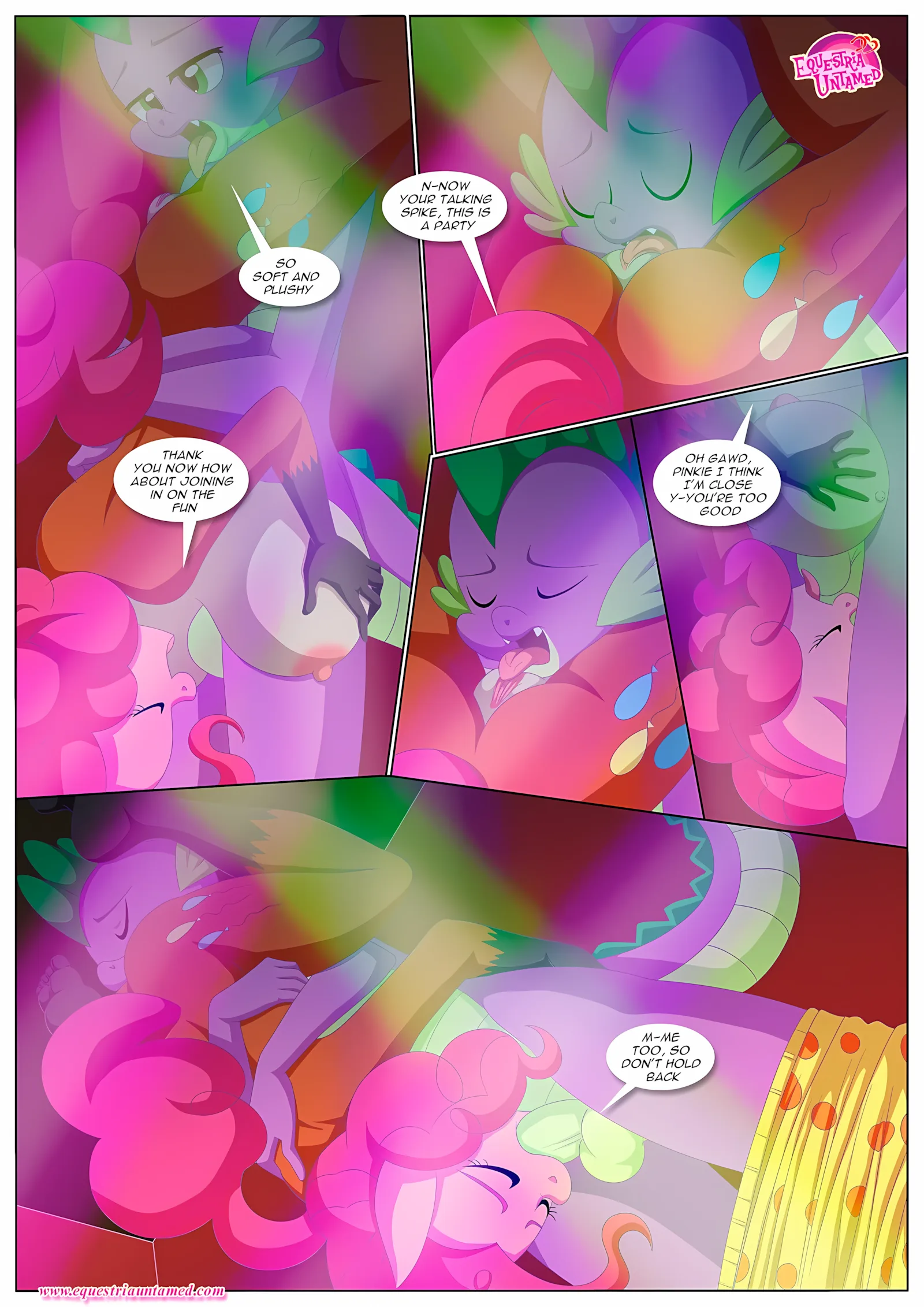 Spike’s Harem (My Little Pony – Friendship Is Magic) [PalComix], 7 . Pinkie's Playhouse - Chapter 7 (My Little Pony - Friendship Is Magic) [PalComix], page 33 of 49