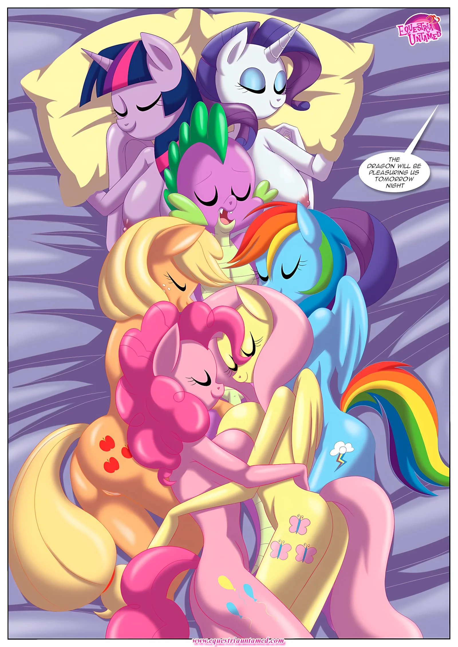 Spike’s Harem (My Little Pony – Friendship Is Magic) [PalComix], 7 . Pinkie's Playhouse - Chapter 7 (My Little Pony - Friendship Is Magic) [PalComix], page 49 of 49