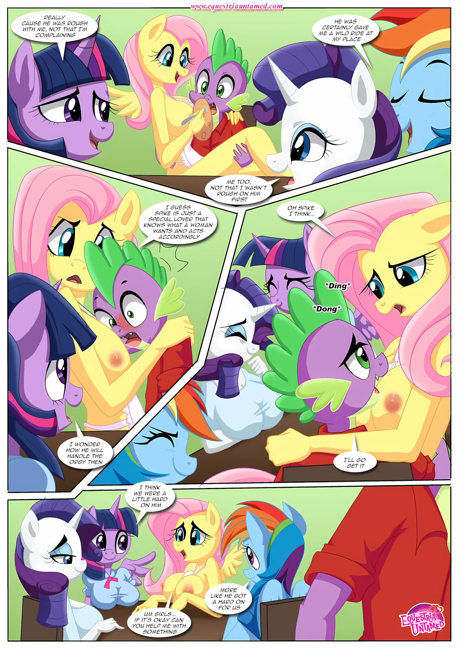 Spike’s Harem (My Little Pony – Friendship Is Magic) [PalComix], 6 . An Apple’s Core Is Always Hardcore - Chapter 6 (My Little Pony - Friendship Is Magic) [PalComix], page 12 of 46