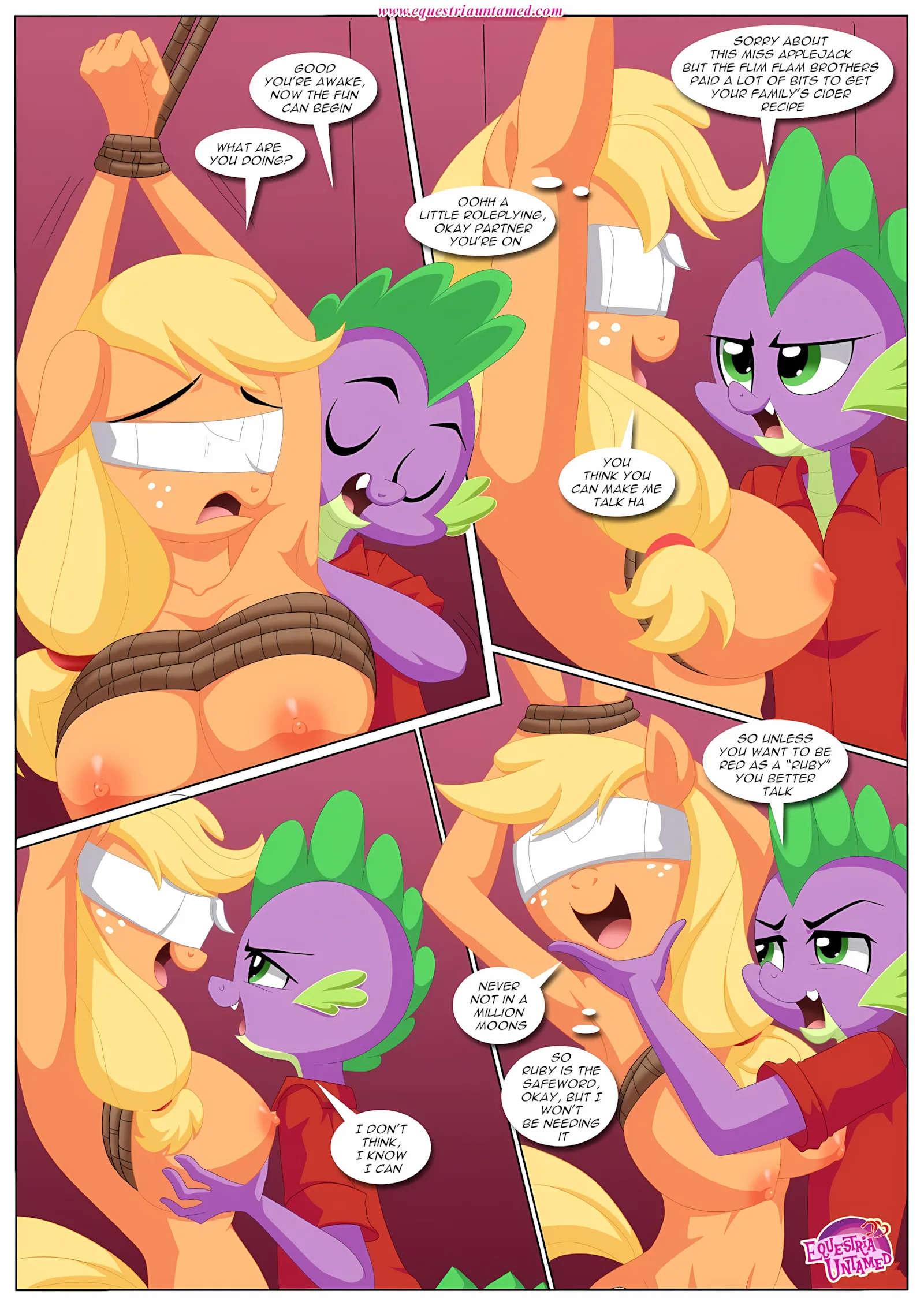 Spike’s Harem (My Little Pony – Friendship Is Magic) [PalComix], 6 . An Apple’s Core Is Always Hardcore - Chapter 6 (My Little Pony - Friendship Is Magic) [PalComix], page 28 of 46