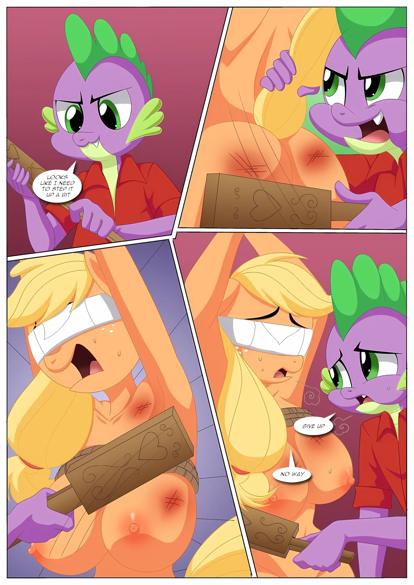 Spike’s Harem (My Little Pony – Friendship Is Magic) [PalComix], 6 . An Apple’s Core Is Always Hardcore - Chapter 6 (My Little Pony - Friendship Is Magic) [PalComix], page 32 of 46