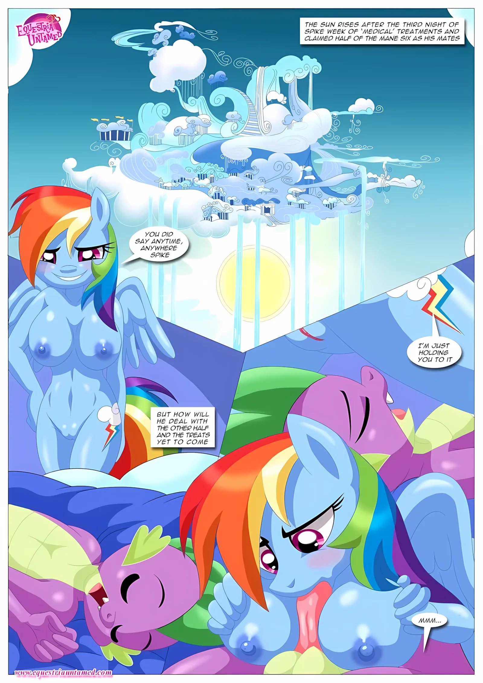 Spike’s Harem (My Little Pony – Friendship Is Magic) [PalComix], 5 . The Secret Ingredient Is Fluttershy... Fluttershy - Chapter 5 (My Little Pony - Friendship Is Magic) [PalComix], page 2 of 46