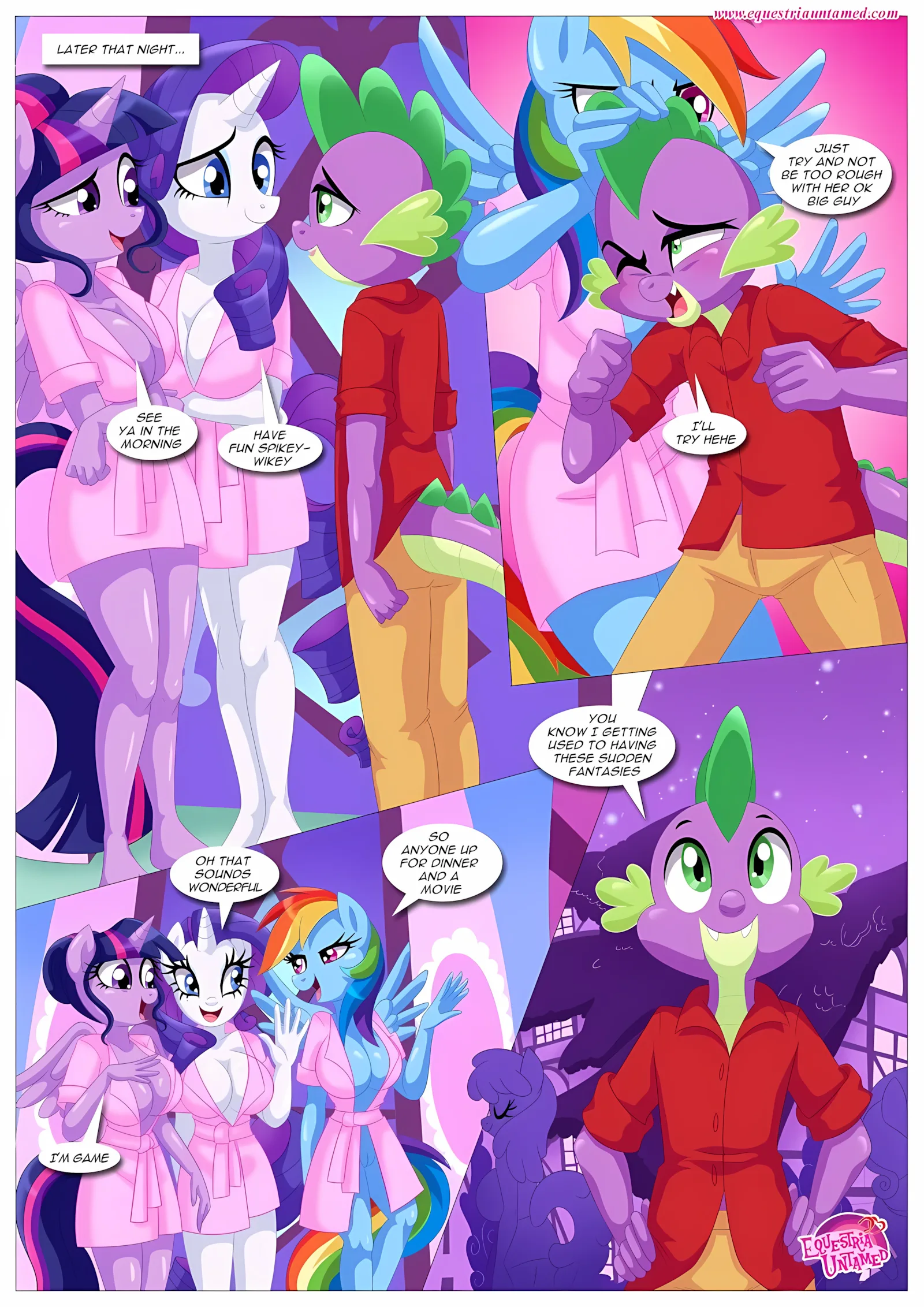 Spike’s Harem (My Little Pony – Friendship Is Magic) [PalComix], 5 . The Secret Ingredient Is Fluttershy... Fluttershy - Chapter 5 (My Little Pony - Friendship Is Magic) [PalComix], page 14 of 46