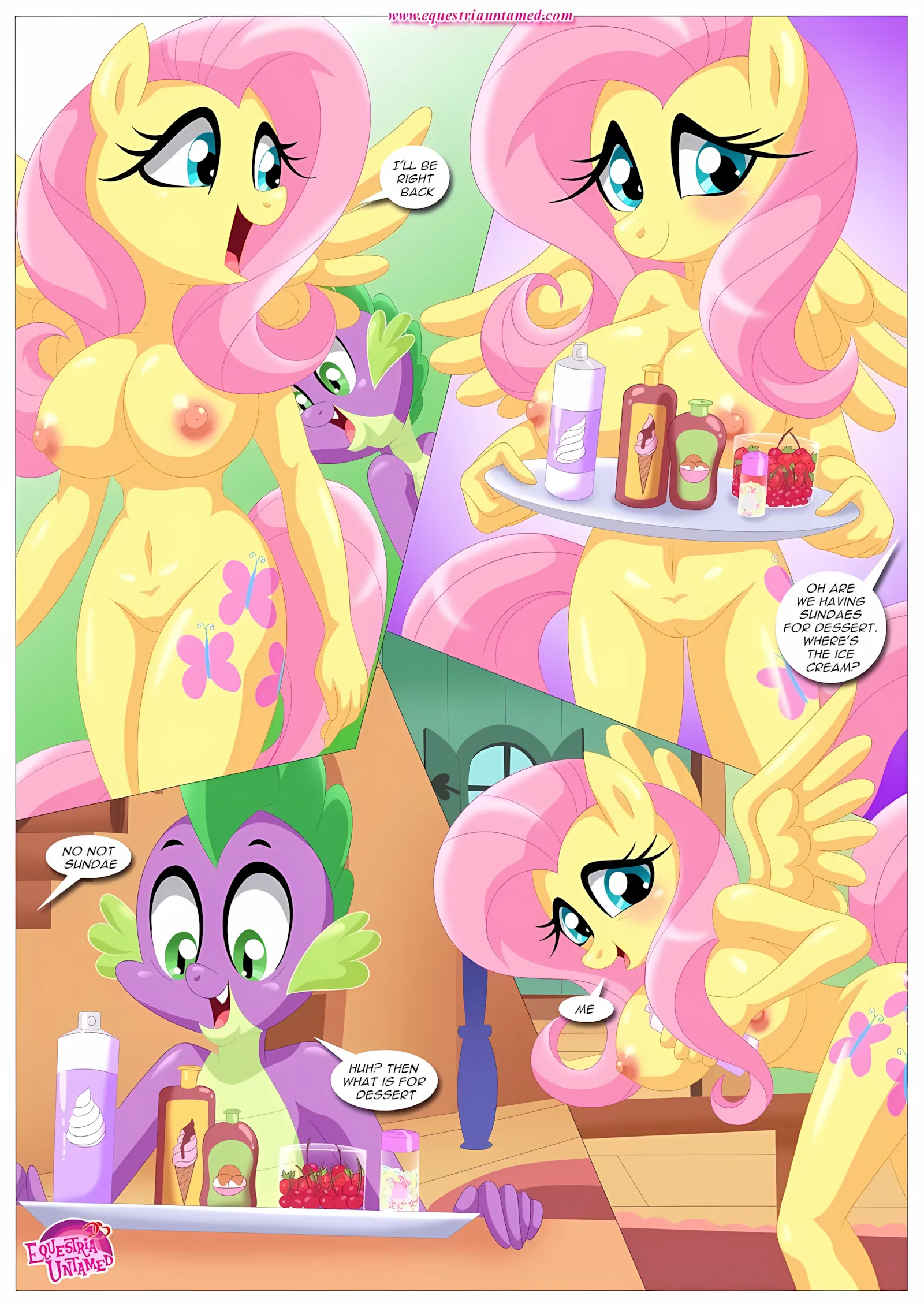 Spike’s Harem (My Little Pony – Friendship Is Magic) [PalComix], 5 . The Secret Ingredient Is Fluttershy... Fluttershy - Chapter 5 (My Little Pony - Friendship Is Magic) [PalComix], page 22 of 46
