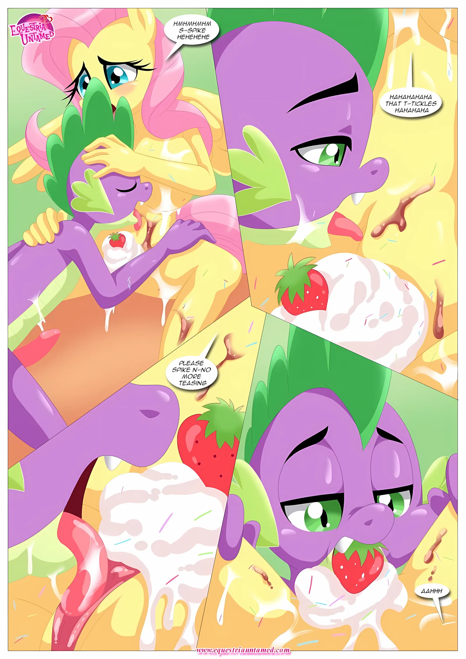 Spike’s Harem (My Little Pony – Friendship Is Magic) [PalComix], 5 . The Secret Ingredient Is Fluttershy... Fluttershy - Chapter 5 (My Little Pony - Friendship Is Magic) [PalComix], page 28 of 46